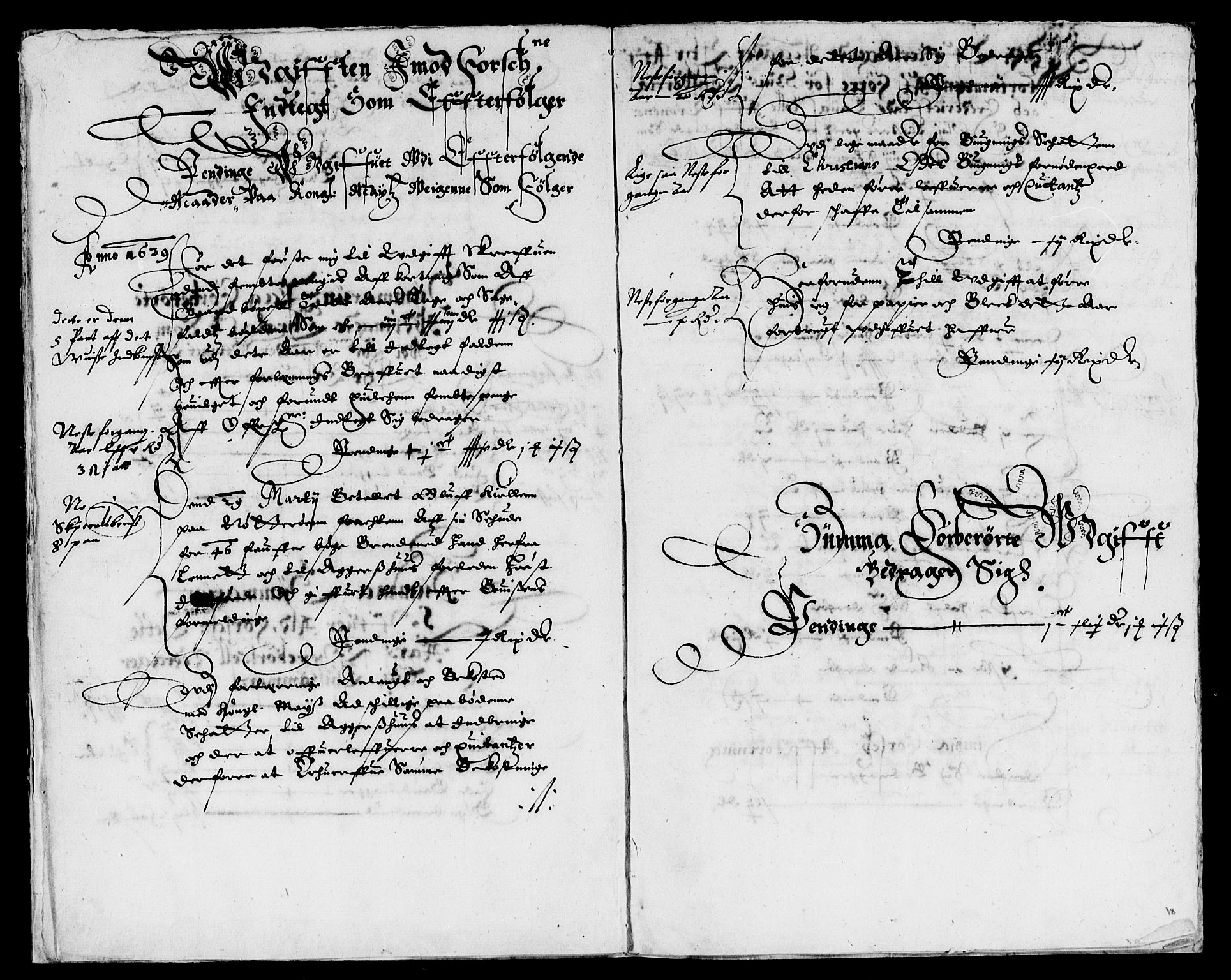 Rentekammeret inntil 1814, Reviderte regnskaper, Lensregnskaper, AV/RA-EA-5023/R/Rb/Rbo/L0018: Tønsberg len, 1638-1639