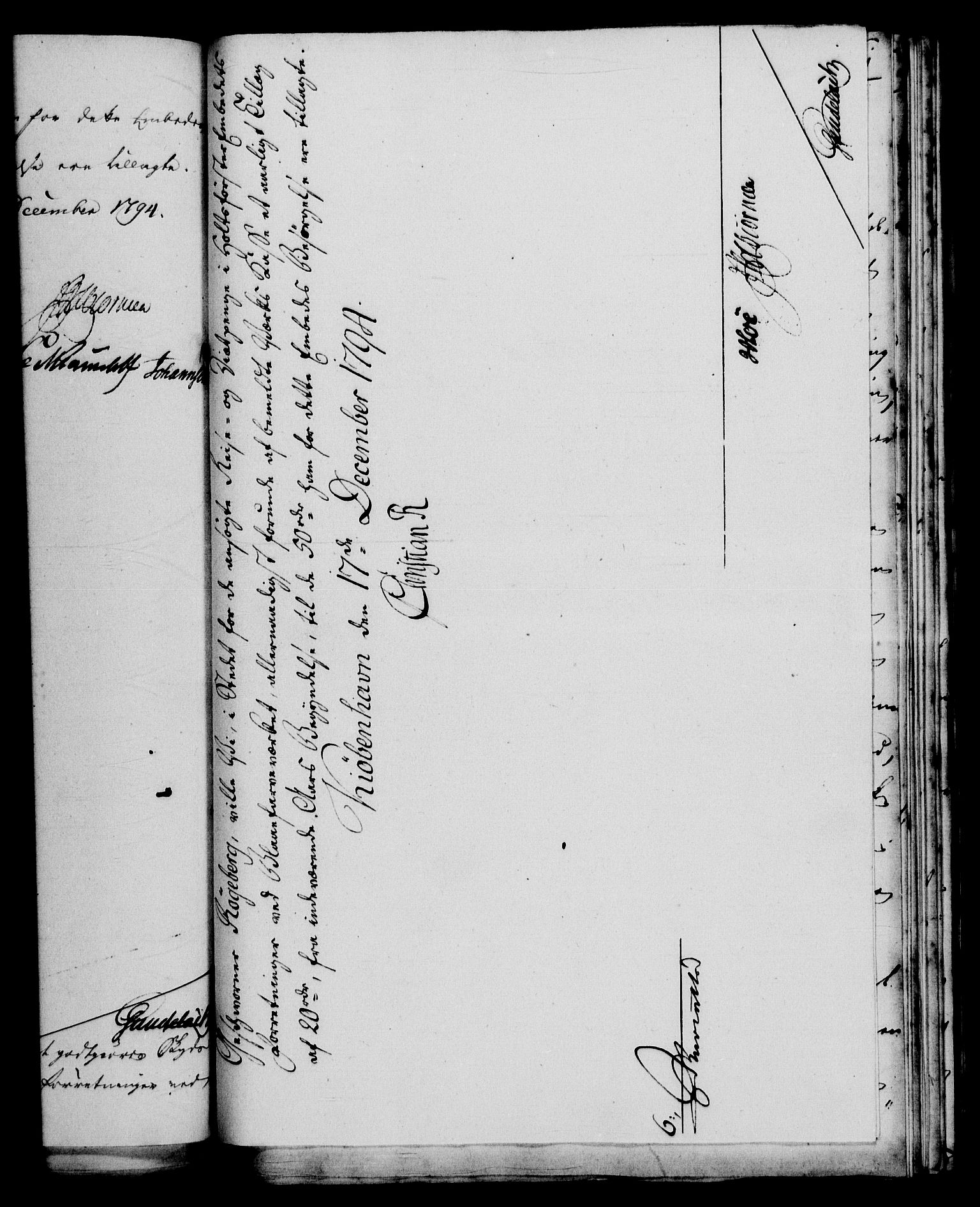 Rentekammeret, Renteskriverkontorene, AV/RA-EA-3115/M/Mf/Mfb/L0002: Relasjons- og resolusjonsprotokoll med register (merket RK 54.8), 1793-1795