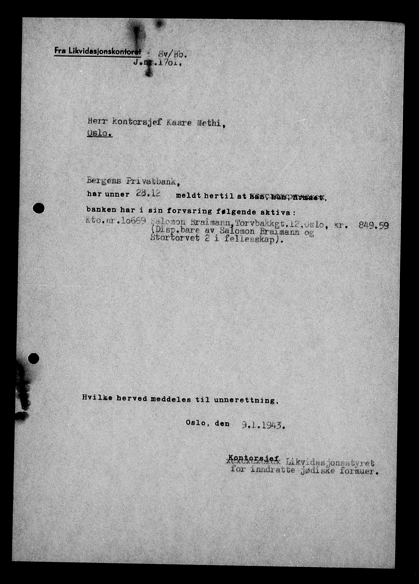 Justisdepartementet, Tilbakeføringskontoret for inndratte formuer, AV/RA-S-1564/H/Hc/Hcc/L0927: --, 1945-1947, s. 471