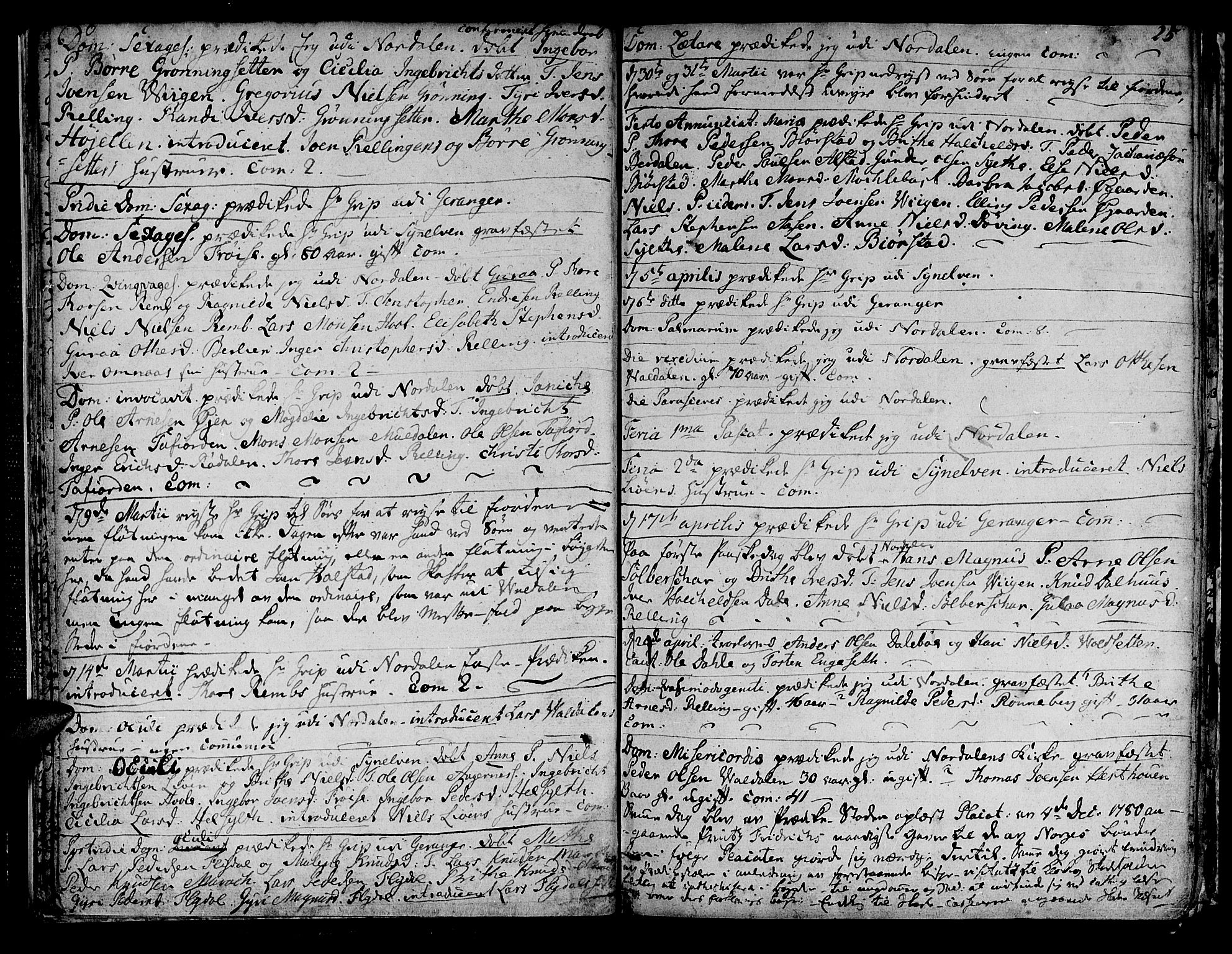 Ministerialprotokoller, klokkerbøker og fødselsregistre - Møre og Romsdal, AV/SAT-A-1454/519/L0245: Ministerialbok nr. 519A04, 1774-1816, s. 25