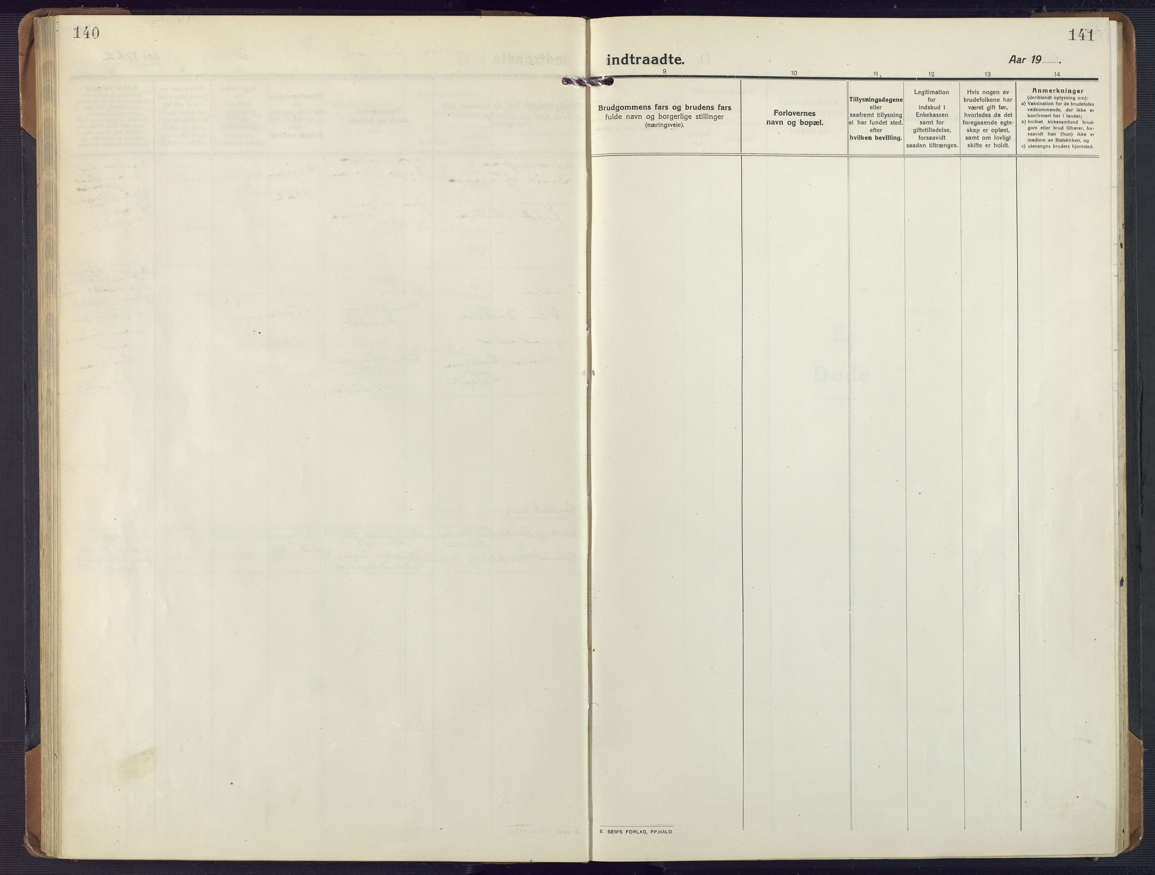 Nord-Audnedal sokneprestkontor, AV/SAK-1111-0032/F/Fa/Fab/L0005: Ministerialbok nr. A 5, 1918-1925, s. 140-141