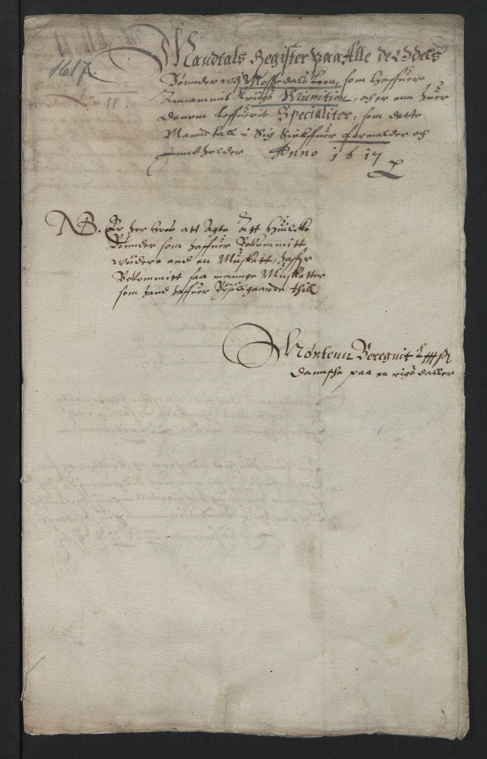 Rentekammeret inntil 1814, Reviderte regnskaper, Lensregnskaper, AV/RA-EA-5023/R/Rb/Rba/L0046: Akershus len, 1617-1618