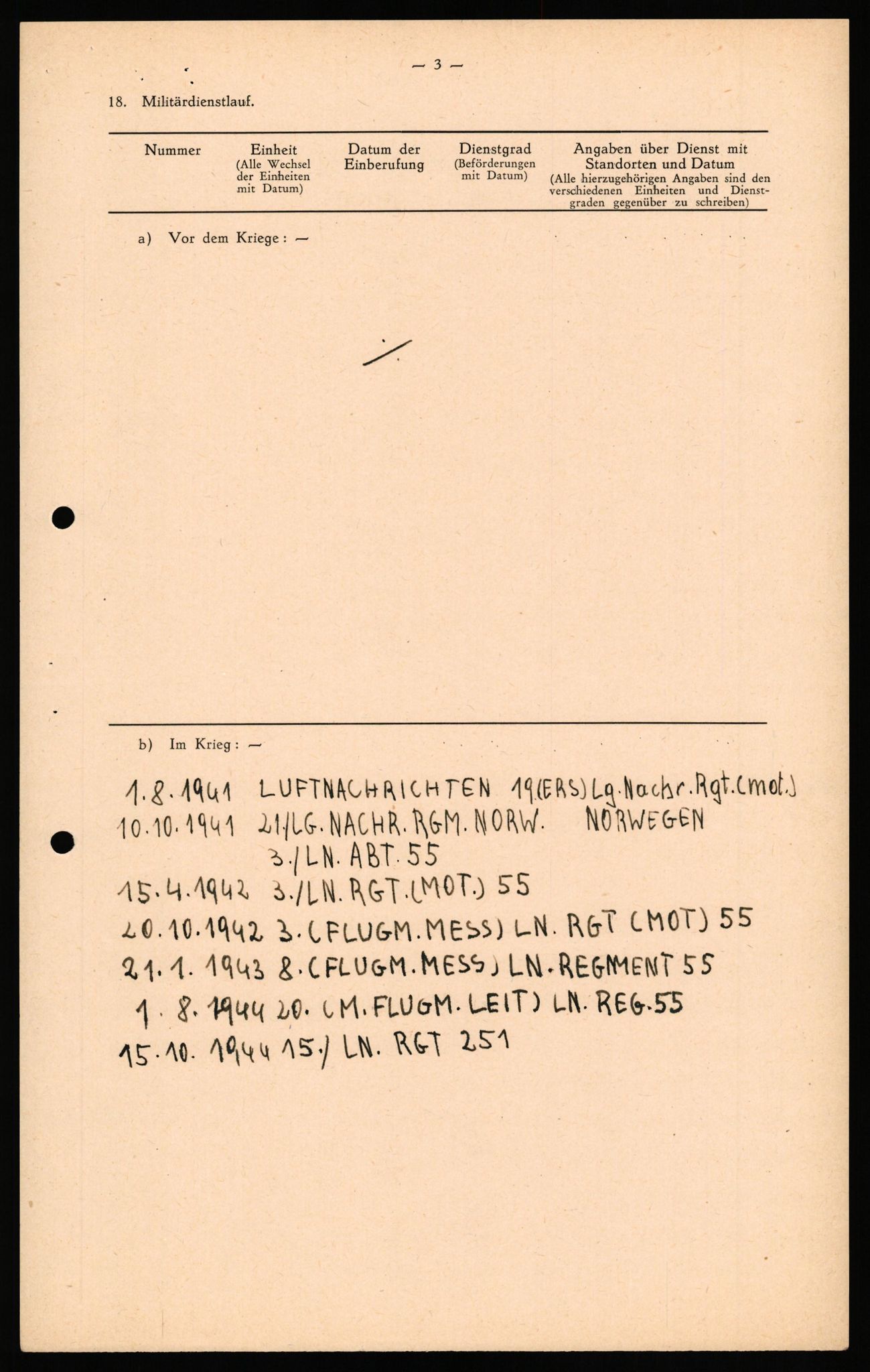 Forsvaret, Forsvarets overkommando II, AV/RA-RAFA-3915/D/Db/L0038: CI Questionaires. Tyske okkupasjonsstyrker i Norge. Østerrikere., 1945-1946, s. 13
