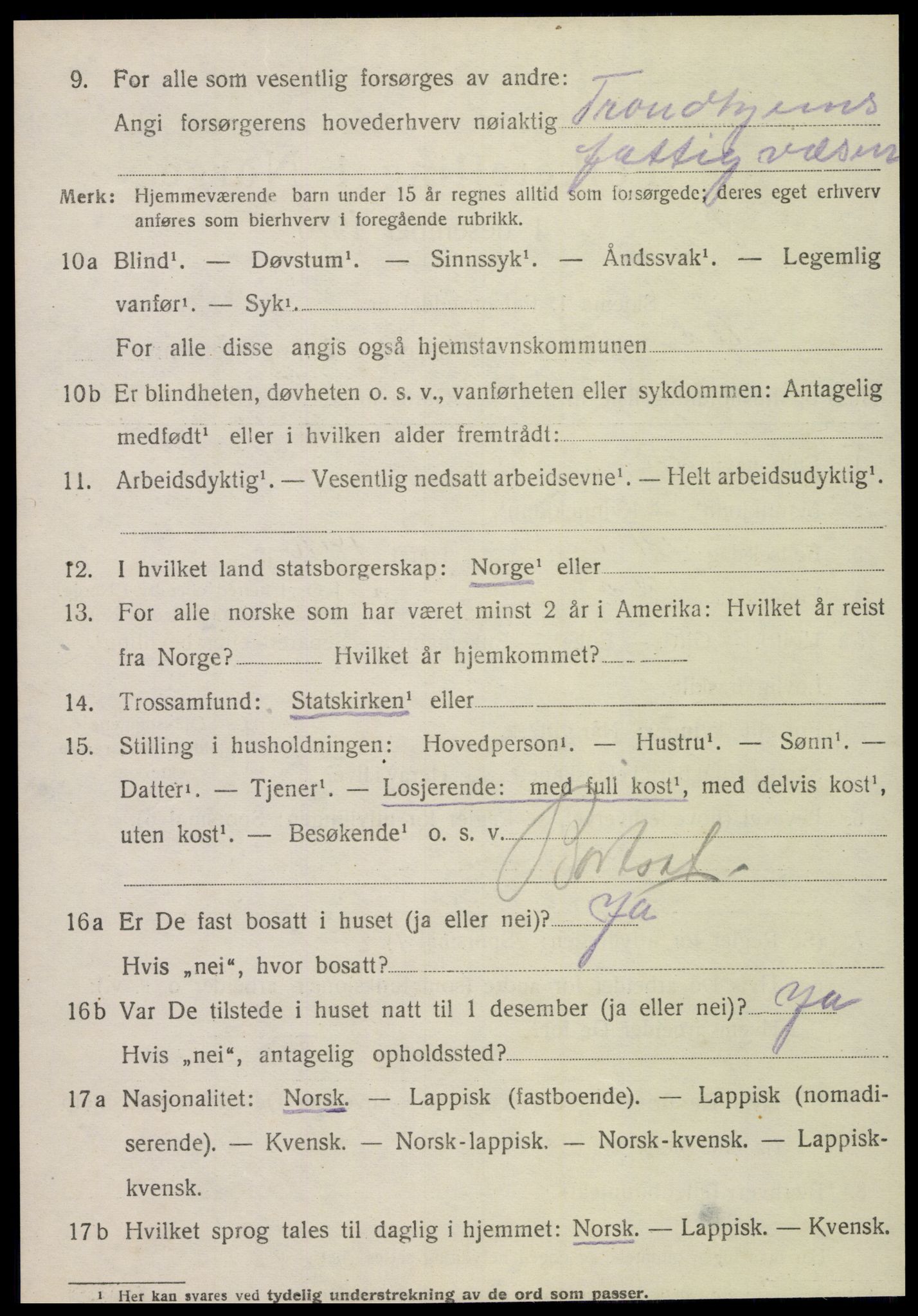 SAT, Folketelling 1920 for 1718 Leksvik herred, 1920, s. 5233