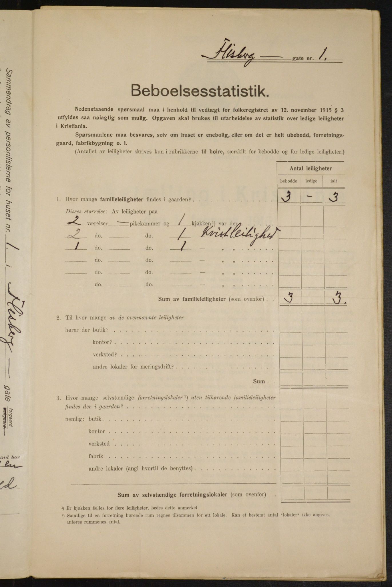 OBA, Kommunal folketelling 1.2.1916 for Kristiania, 1916, s. 24998