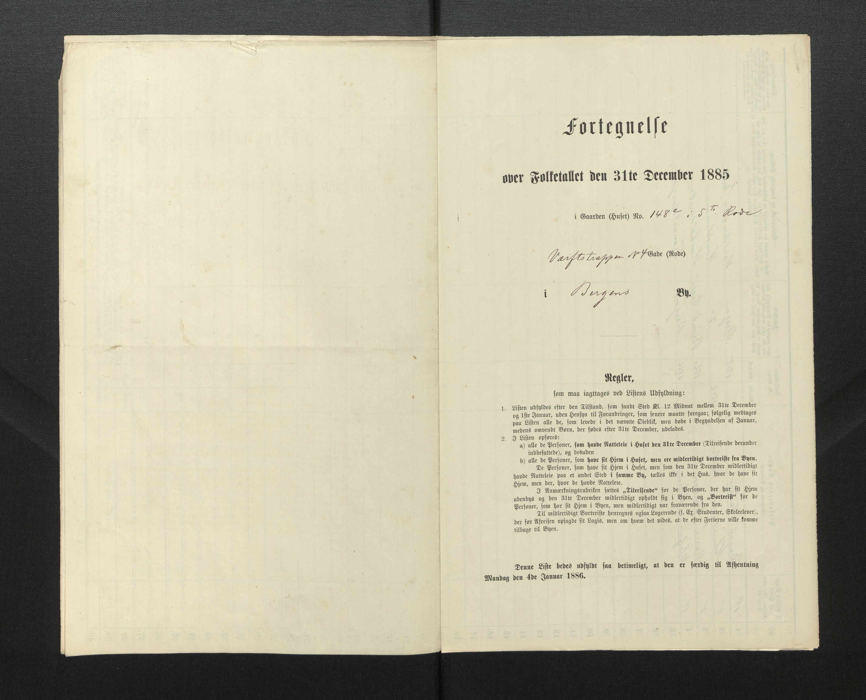 SAB, Folketelling 1885 for 1301 Bergen kjøpstad, 1885, s. 7956