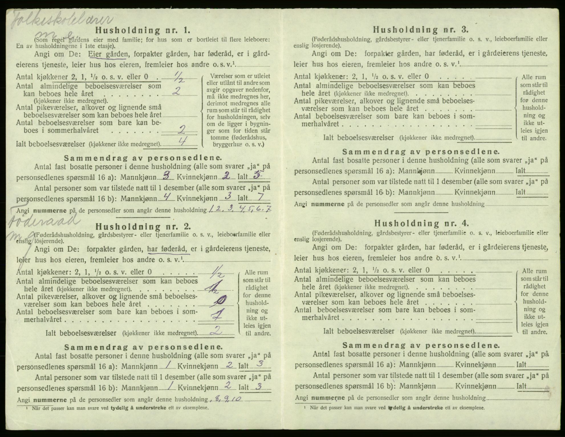 SAB, Folketelling 1920 for 1220 Bremnes herred, 1920, s. 633
