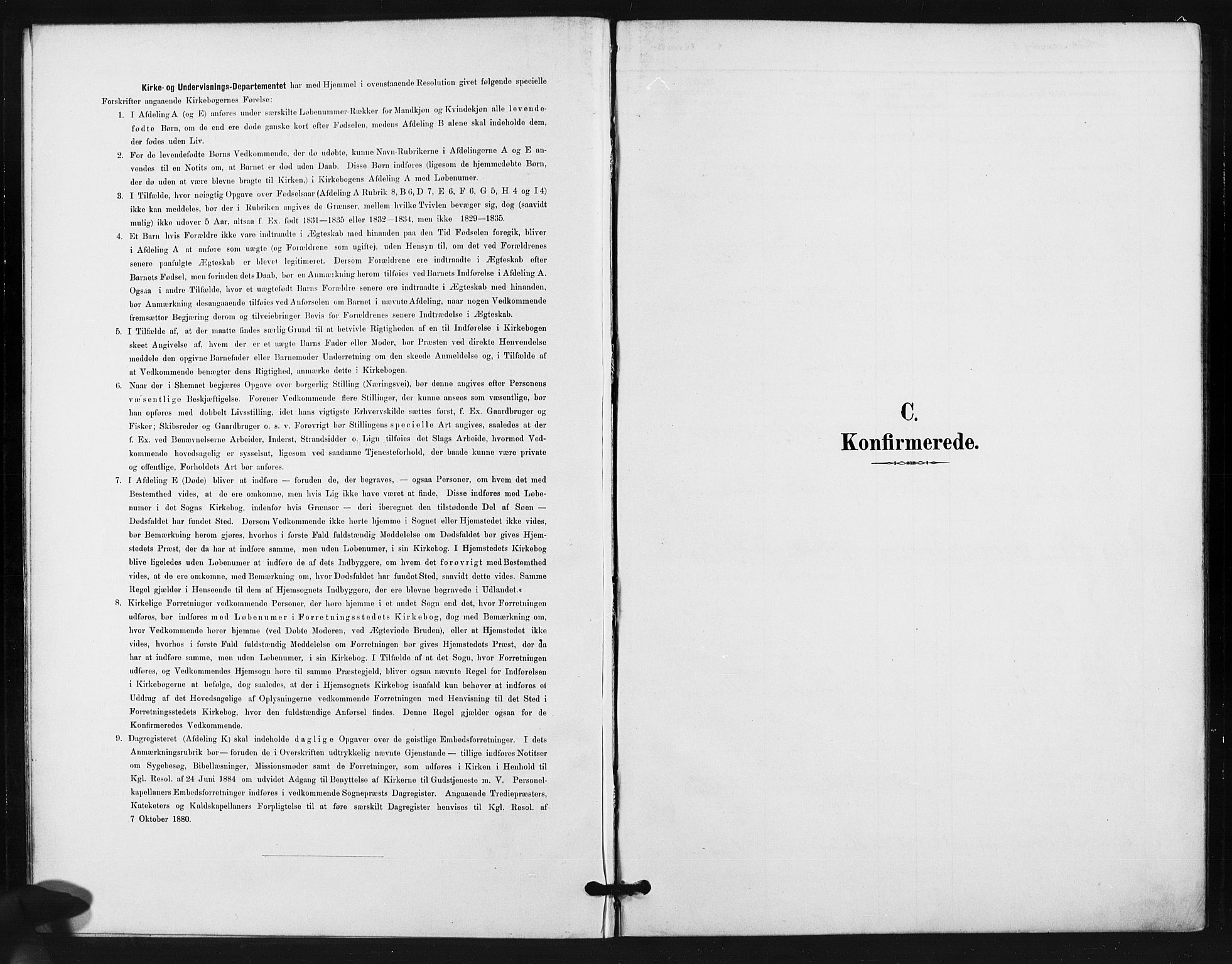 Kampen prestekontor Kirkebøker, AV/SAO-A-10853/F/Fa/L0006: Ministerialbok nr. I 6, 1889-1896