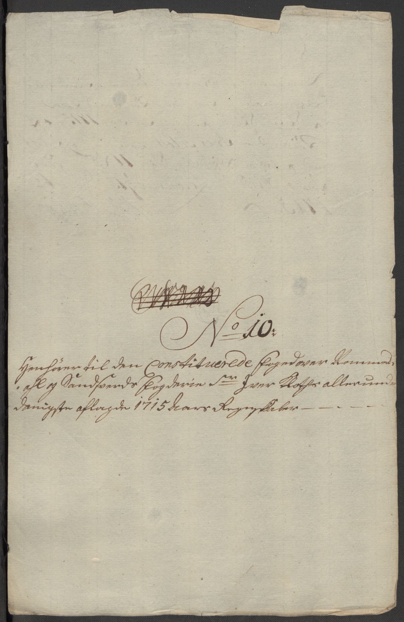 Rentekammeret inntil 1814, Reviderte regnskaper, Fogderegnskap, RA/EA-4092/R24/L1591: Fogderegnskap Numedal og Sandsvær, 1715, s. 290