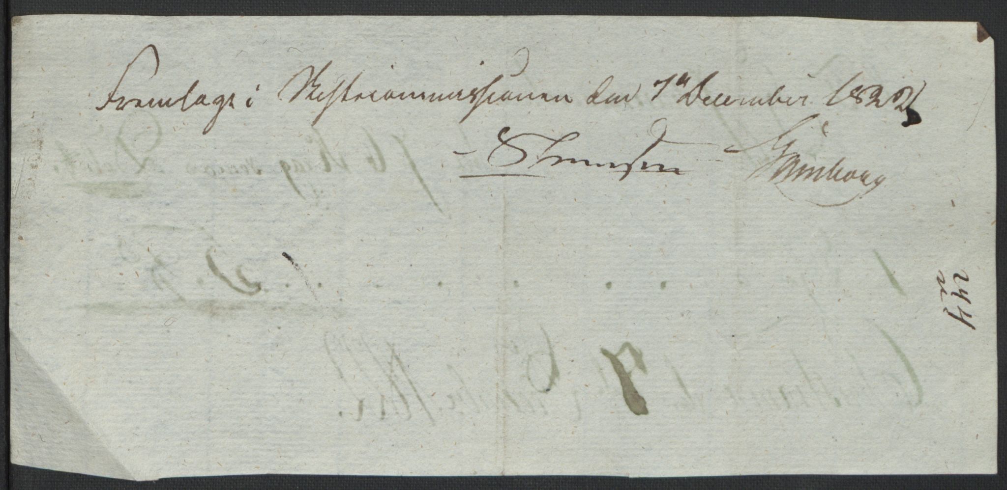 Forsvaret, Generalauditøren, AV/RA-RAFA-1772/F/Fj/Fjb/L0005: Skifter 1818 - 1823, 1818-1823, s. 196