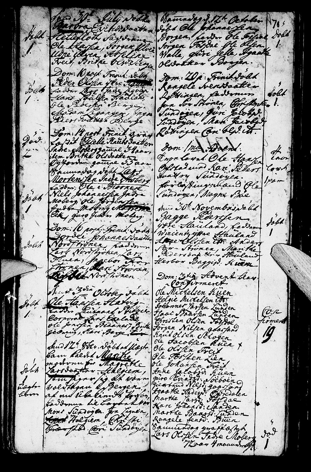 Os sokneprestembete, AV/SAB-A-99929: Ministerialbok nr. A 2, 1723-1758, s. 70