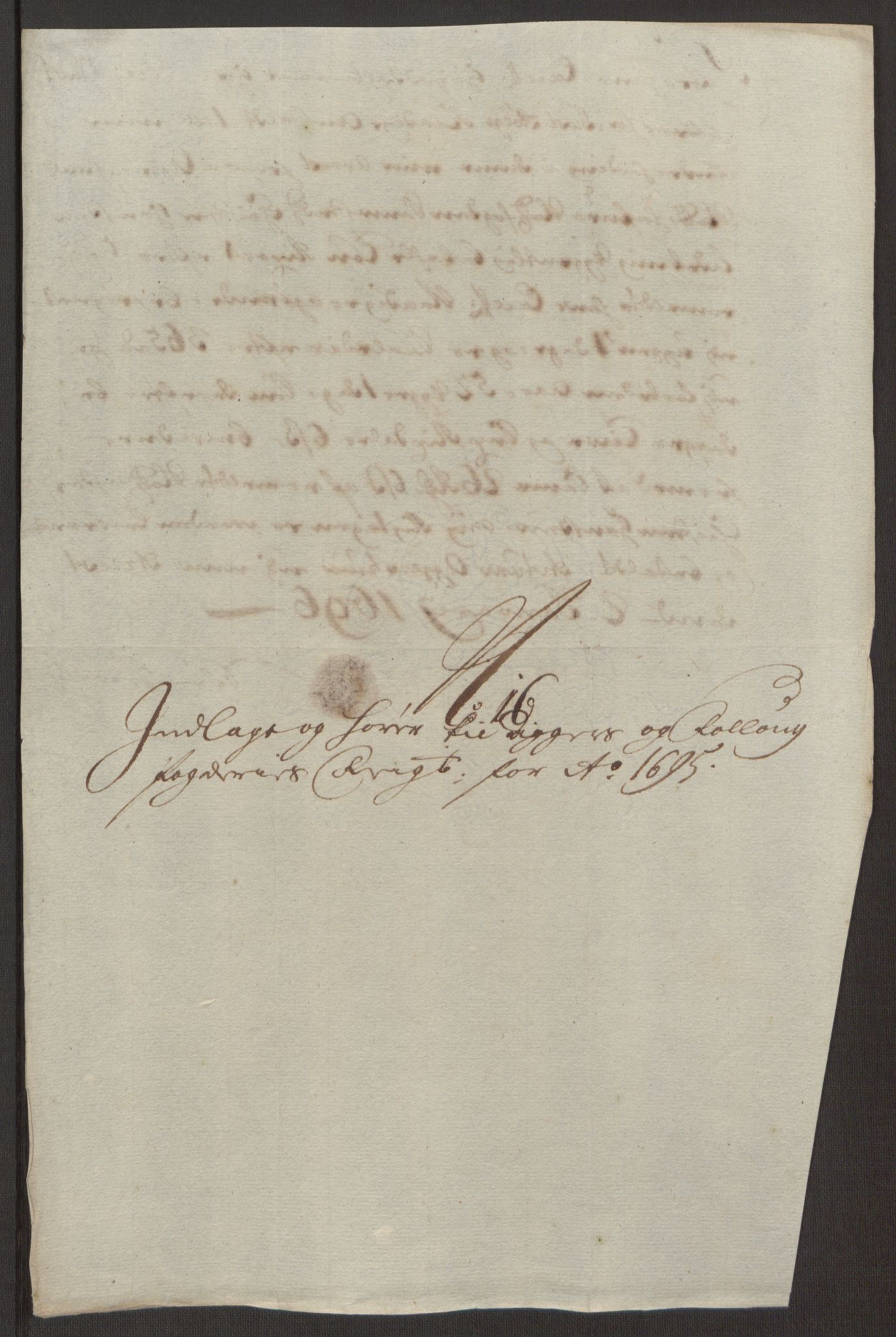 Rentekammeret inntil 1814, Reviderte regnskaper, Fogderegnskap, AV/RA-EA-4092/R10/L0439: Fogderegnskap Aker og Follo, 1695, s. 263