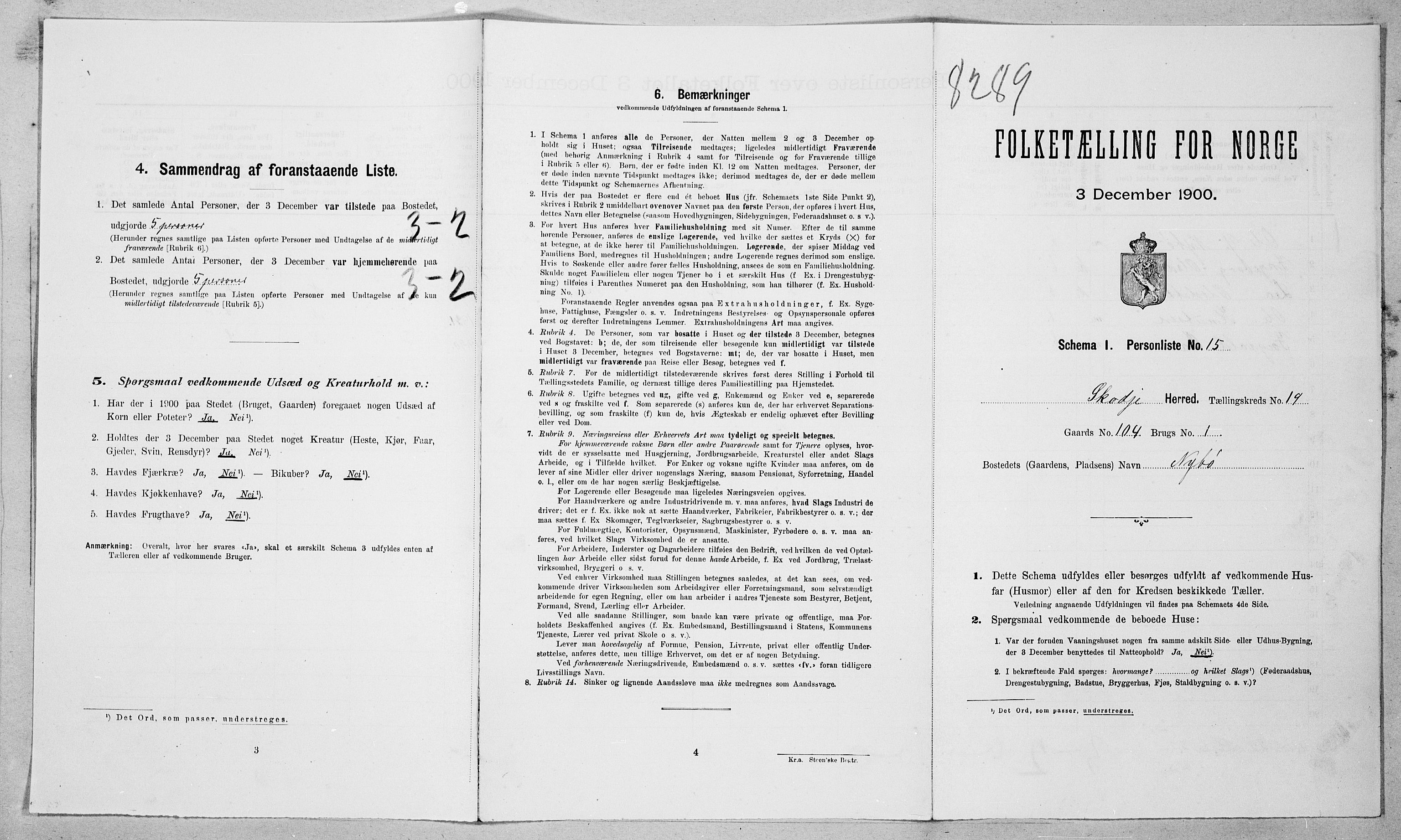 SAT, Folketelling 1900 for 1529 Skodje herred, 1900, s. 951