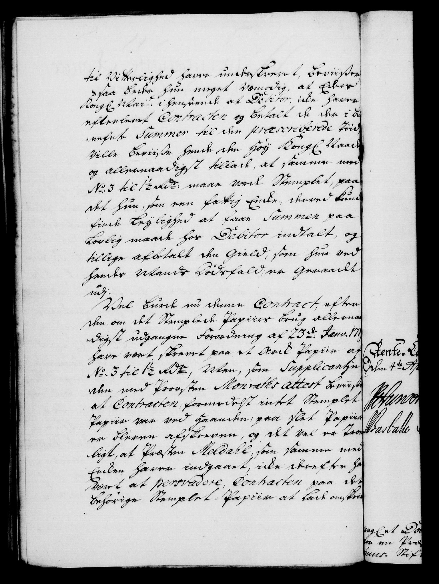 Rentekammeret, Kammerkanselliet, RA/EA-3111/G/Gf/Gfa/L0027: Norsk relasjons- og resolusjonsprotokoll (merket RK 52.27), 1744, s. 219