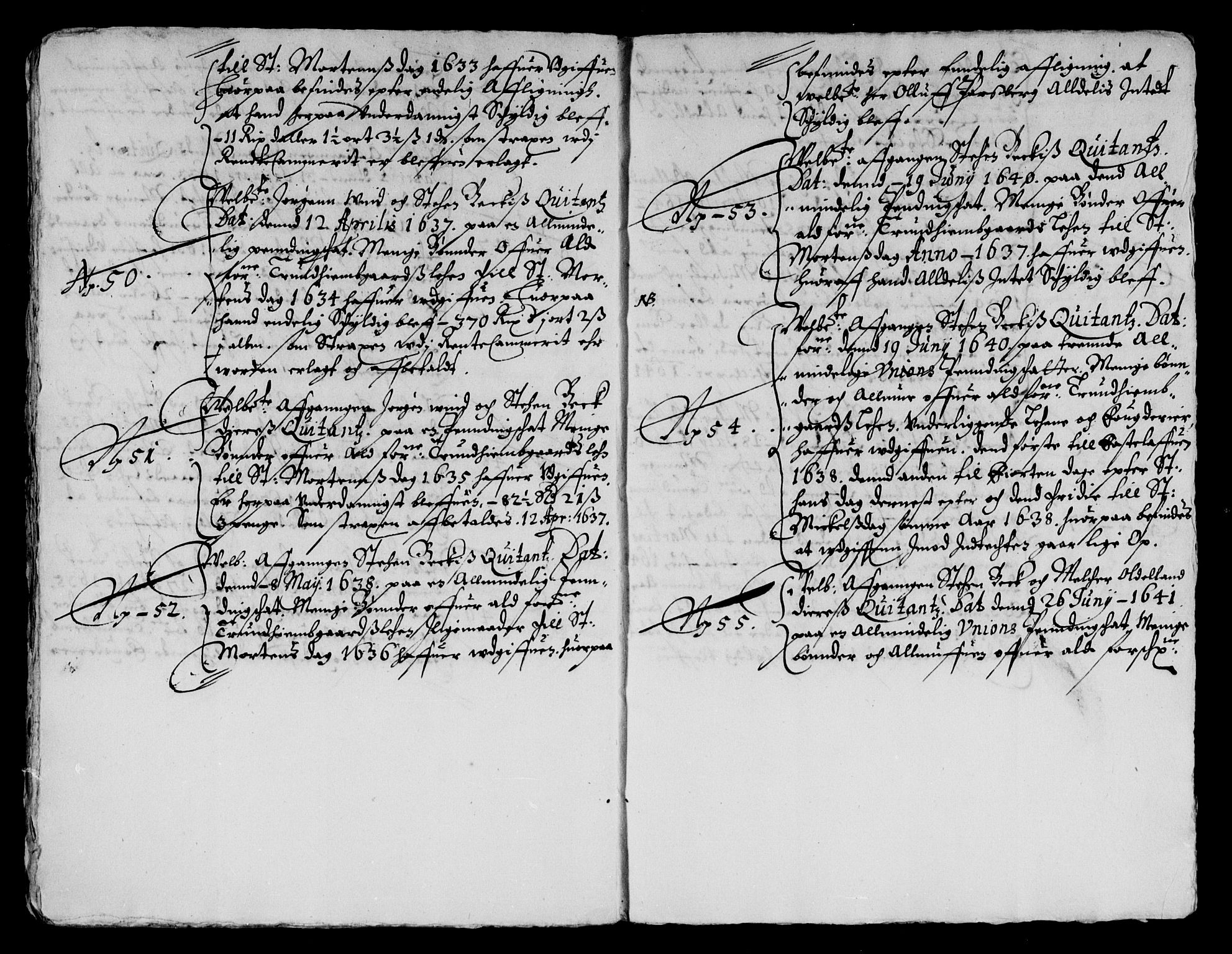 Rentekammeret inntil 1814, Reviderte regnskaper, Lensregnskaper, AV/RA-EA-5023/R/Rb/Rbw/L0073: Trondheim len, 1629-1643