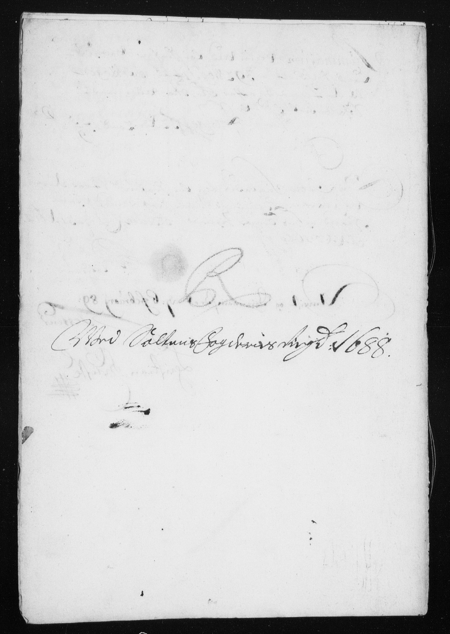 Rentekammeret inntil 1814, Reviderte regnskaper, Stiftamtstueregnskaper, Trondheim stiftamt og Nordland amt, AV/RA-EA-6044/R/Rh/L0011: Nordland amt, 1688