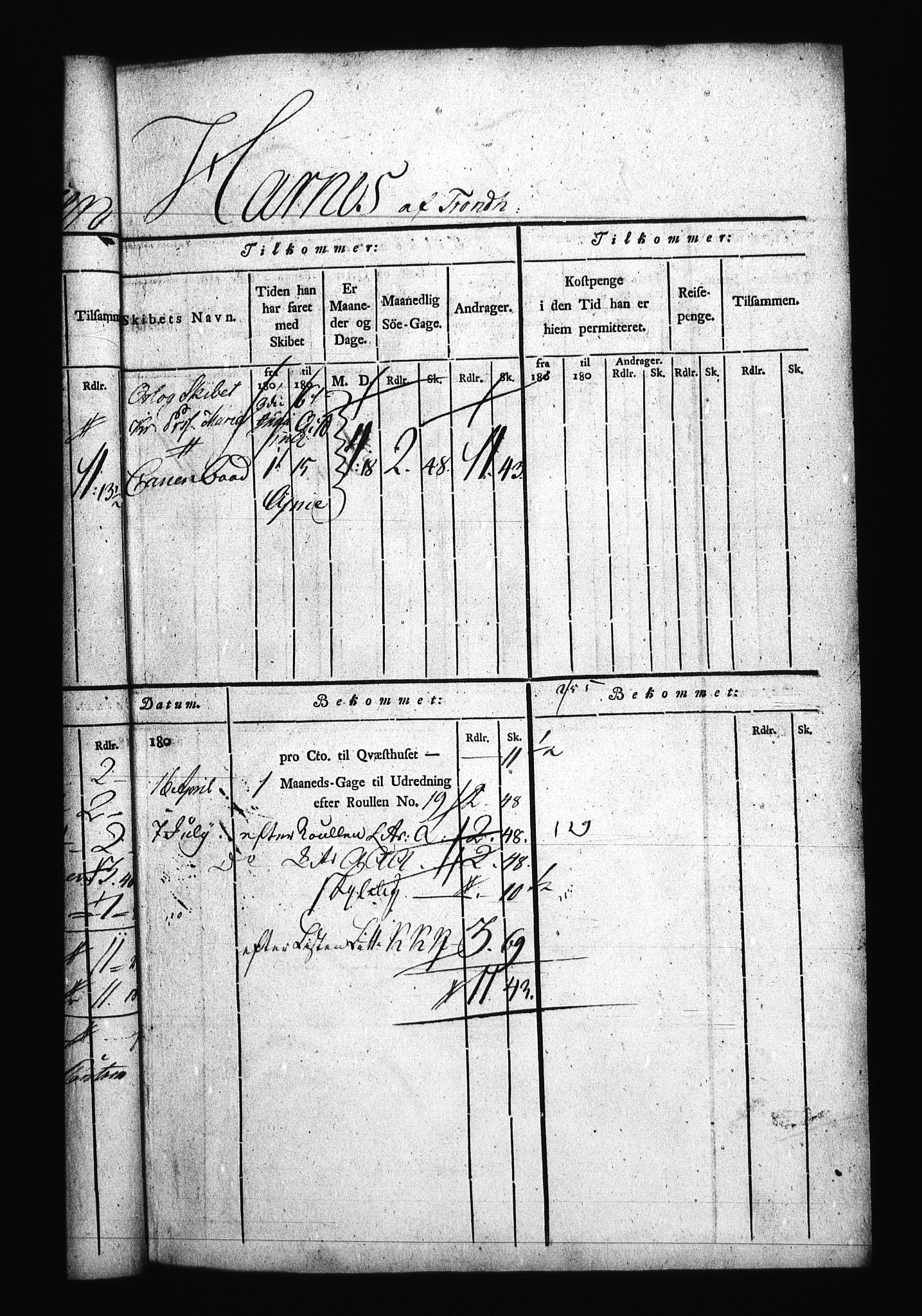 Sjøetaten, AV/RA-EA-3110/F/L0326: Trondheim distrikt, bind 3, 1801