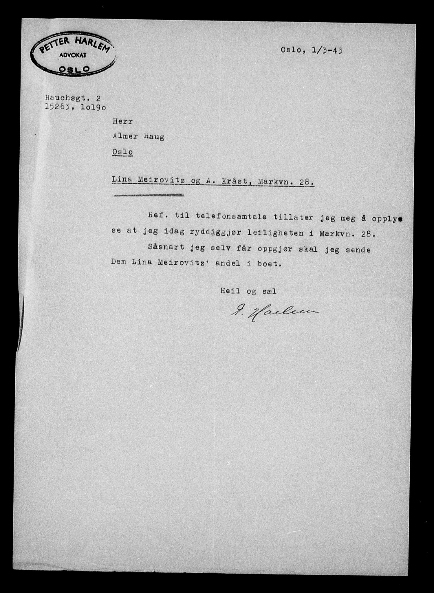 Justisdepartementet, Tilbakeføringskontoret for inndratte formuer, AV/RA-S-1564/H/Hc/Hcc/L0963: --, 1945-1947, s. 711