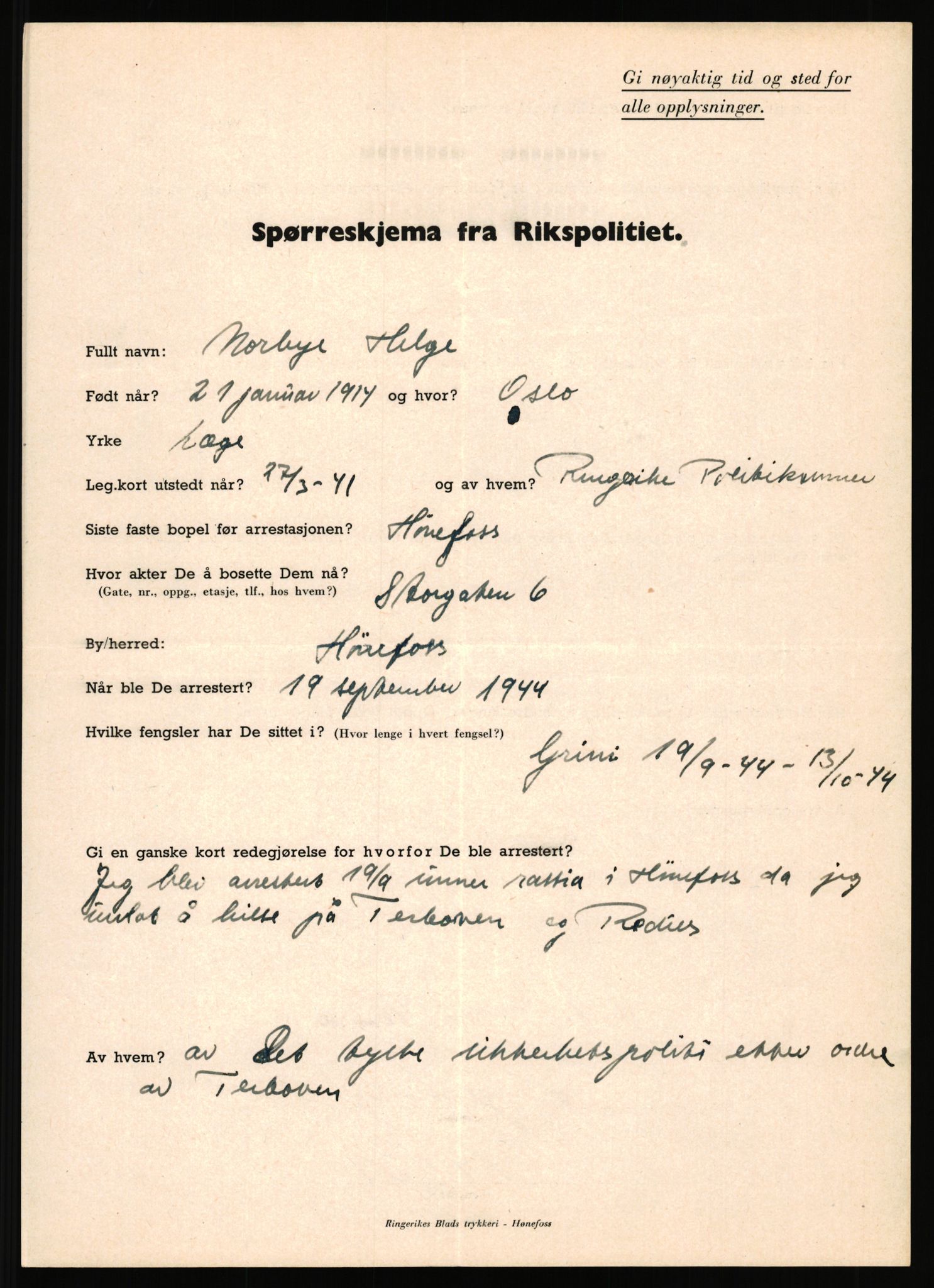 Rikspolitisjefen, AV/RA-S-1560/L/L0012: Mogensen, Øivind - Noraas, Lars, 1940-1945, s. 978