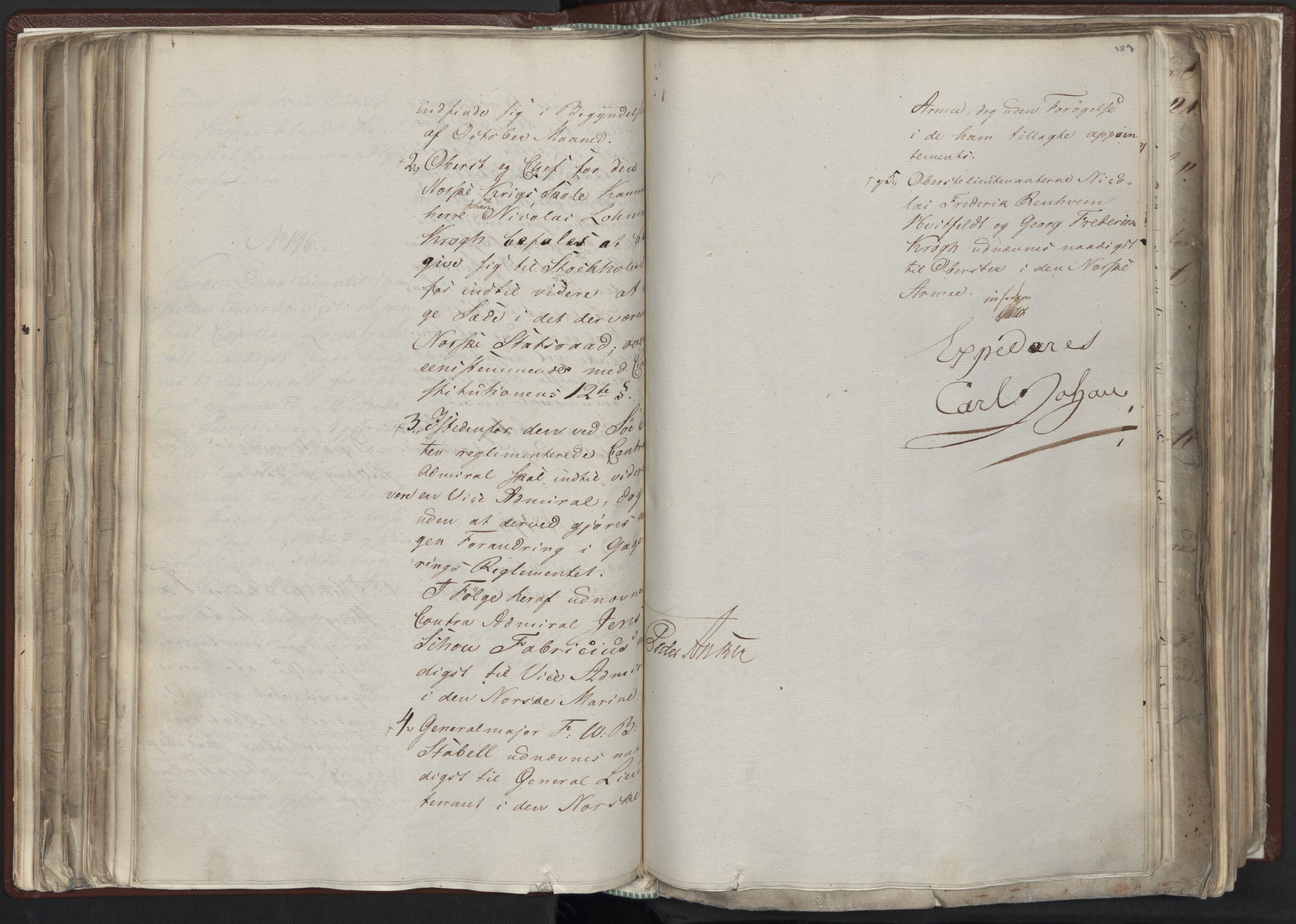 Statsrådssekretariatet, AV/RA-S-1001/A/Ab/L0012: Kgl. res. nr. 5679-6008 II, 1821, s. 156b-157a
