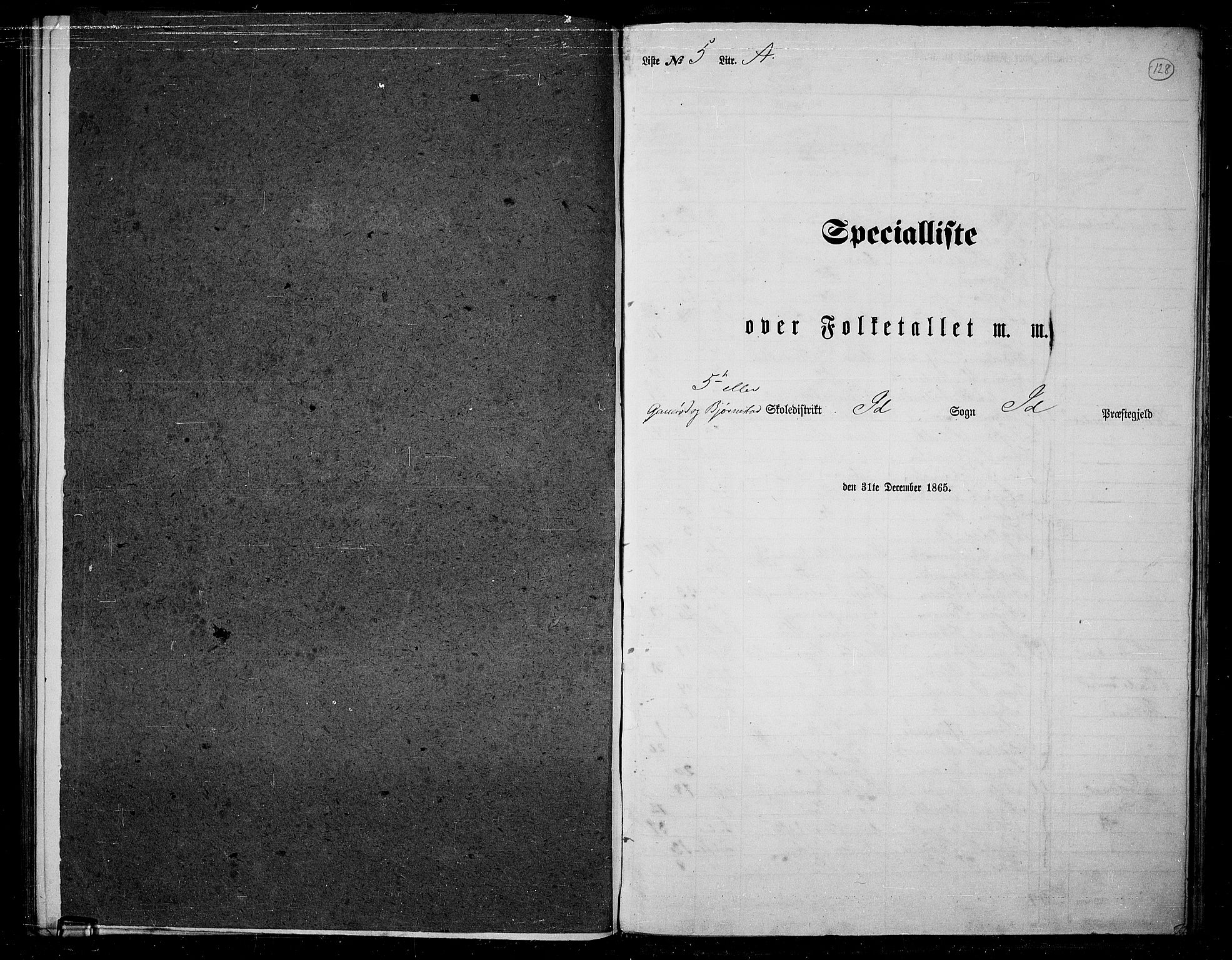 RA, Folketelling 1865 for 0117P Idd prestegjeld, 1865, s. 113