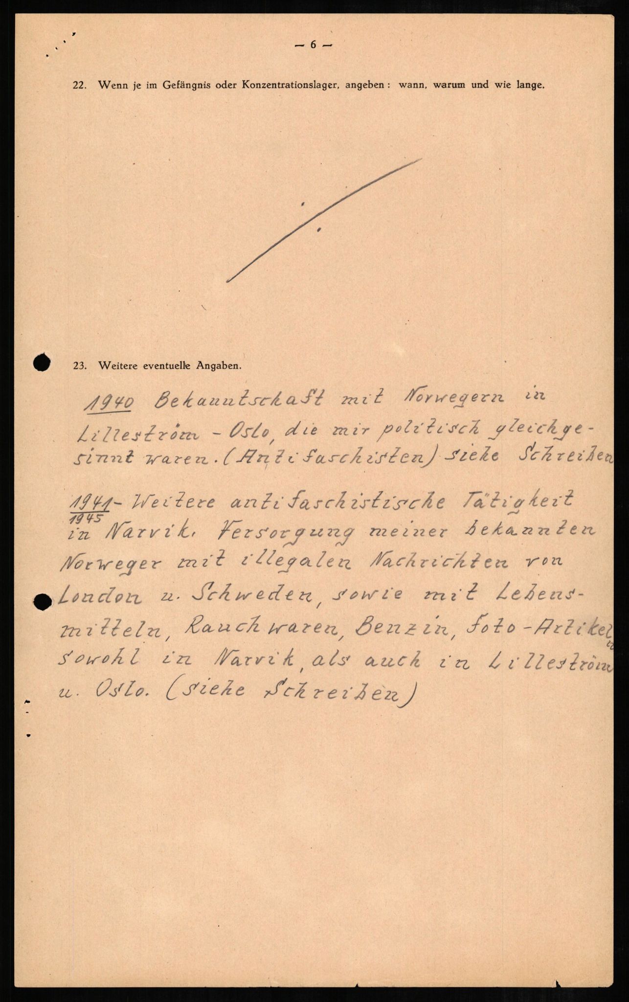 Forsvaret, Forsvarets overkommando II, AV/RA-RAFA-3915/D/Db/L0005: CI Questionaires. Tyske okkupasjonsstyrker i Norge. Tyskere., 1945-1946, s. 343