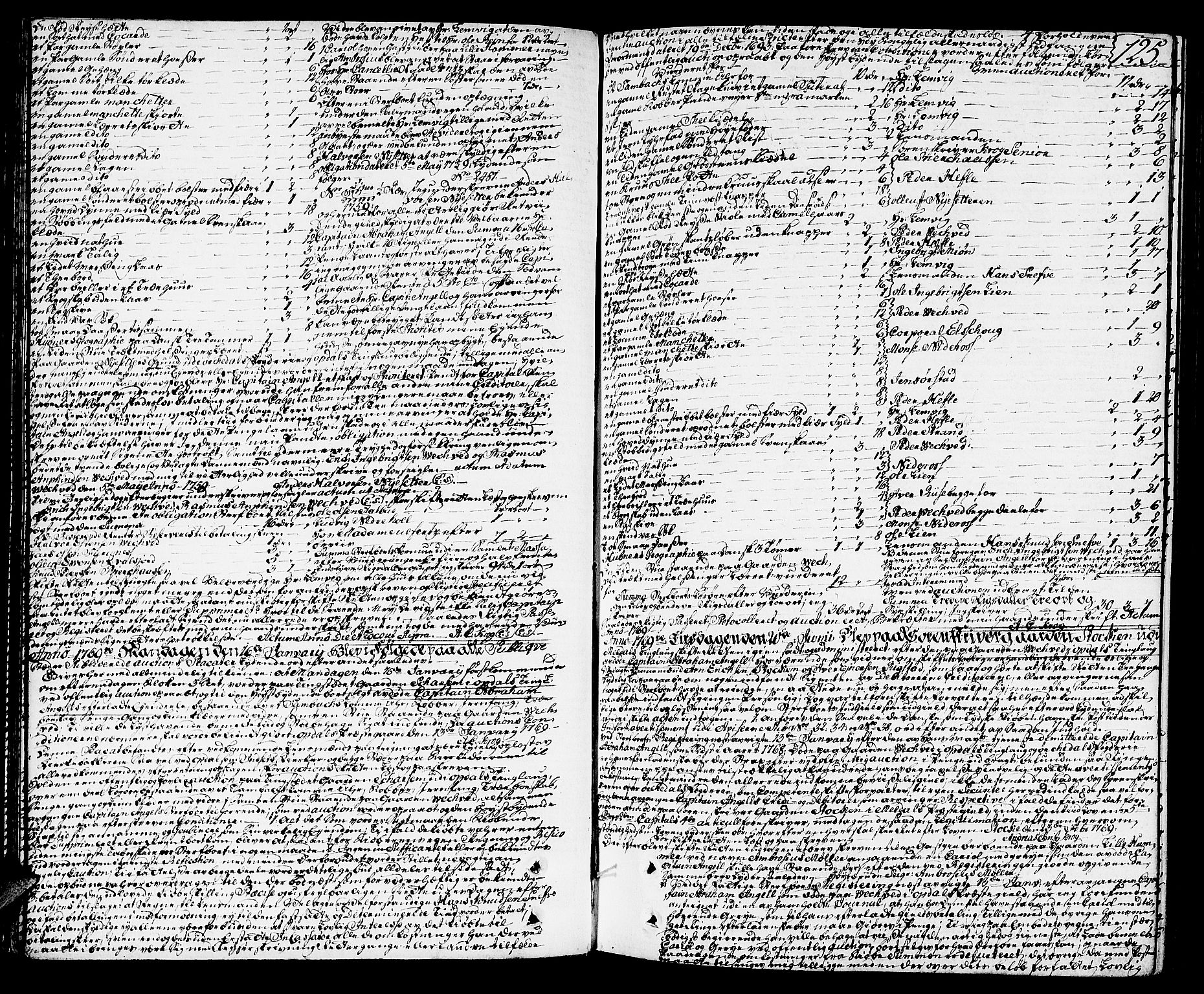 Orkdal sorenskriveri, SAT/A-4169/1/3/3Aa/L0007: Skifteprotokoller, 1767-1782, s. 124b-125a