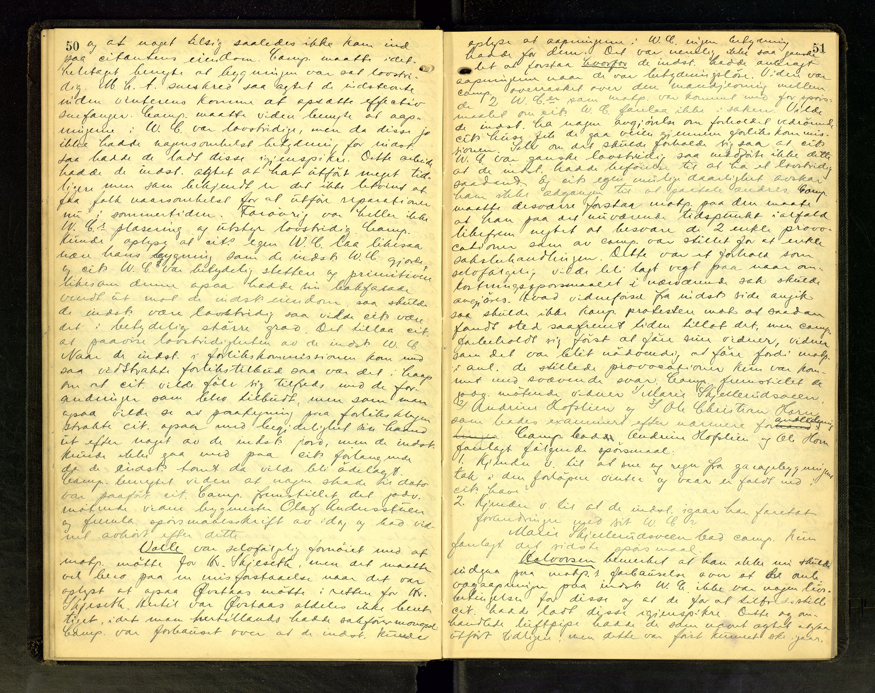 Hadeland og Land tingrett, AV/SAH-TING-010/G/Gc/L0062: Ekstrarettsprotokoll, 1920-1923, s. 50-51
