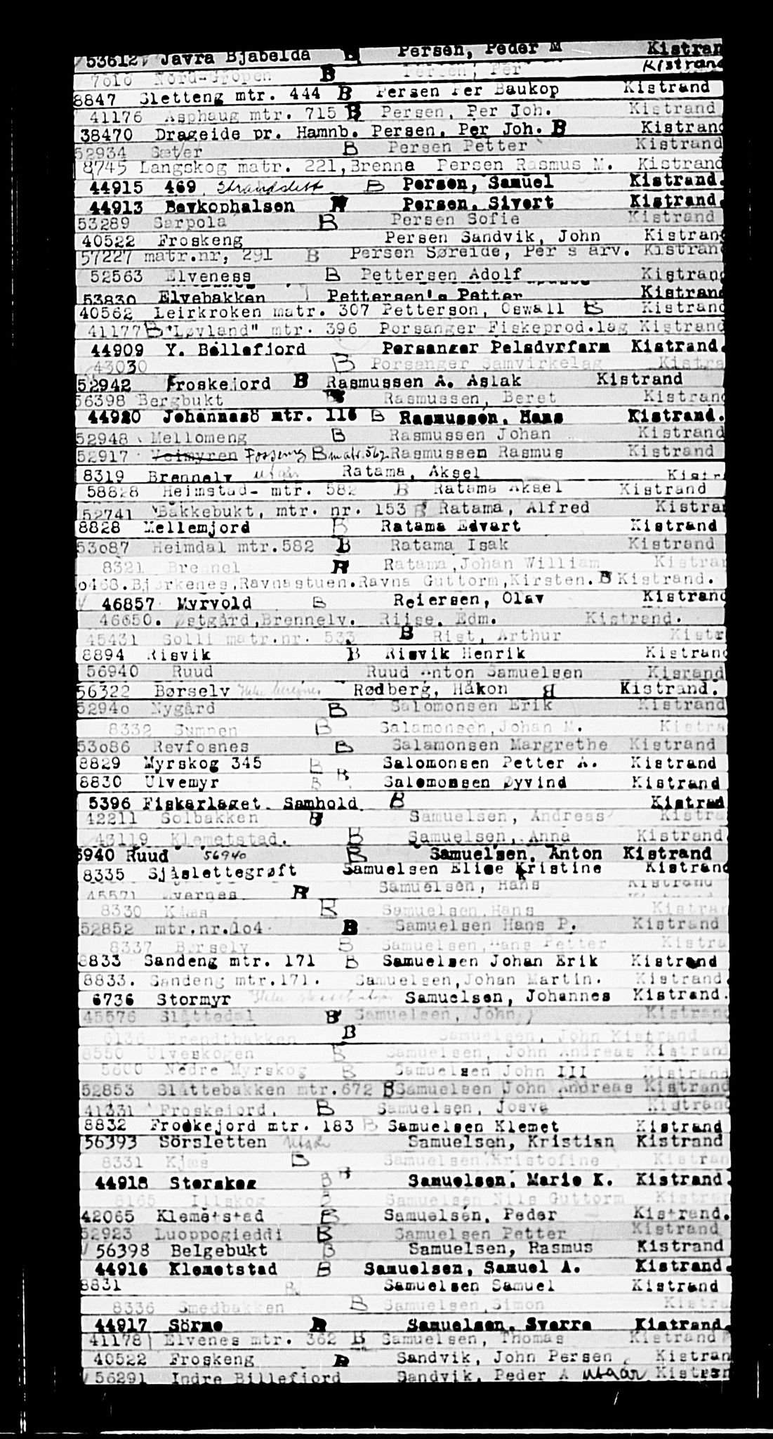 Krigsskadetrygdene for bygninger og løsøre, RA/S-1548/V/L0014: --, 1940-1945, s. 1004