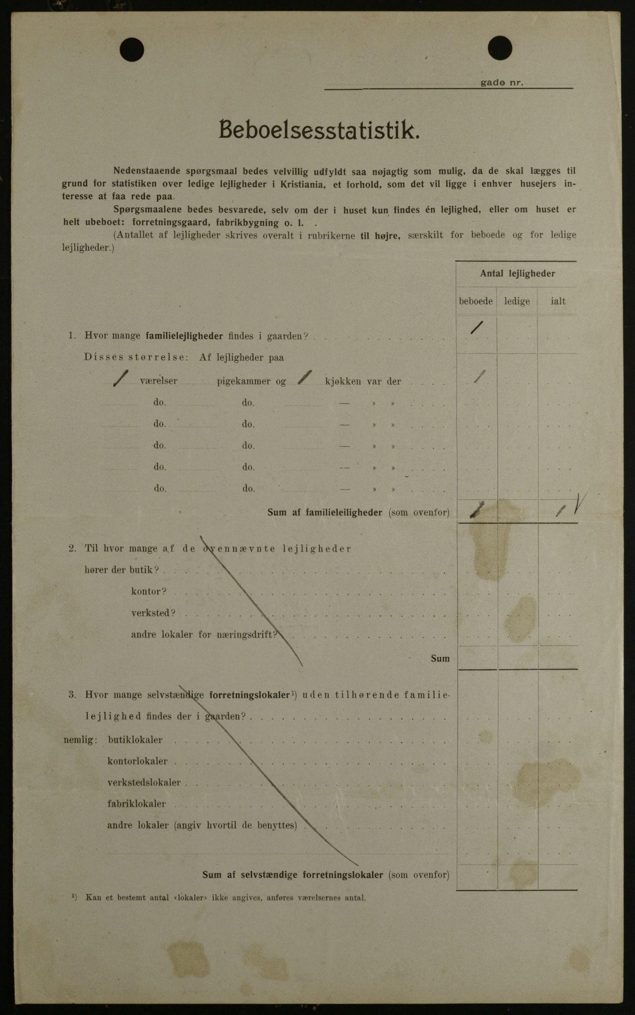 OBA, Kommunal folketelling 1.2.1908 for Kristiania kjøpstad, 1908, s. 77337