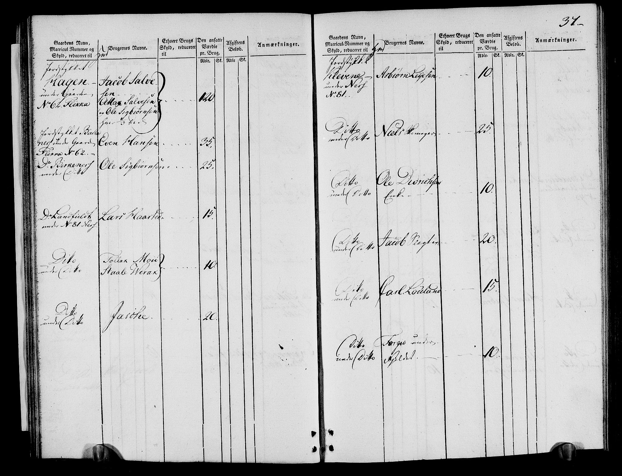 Rentekammeret inntil 1814, Realistisk ordnet avdeling, AV/RA-EA-4070/N/Ne/Nea/L0095: Lista fogderi. Oppebørselsregister, 1803-1804, s. 39