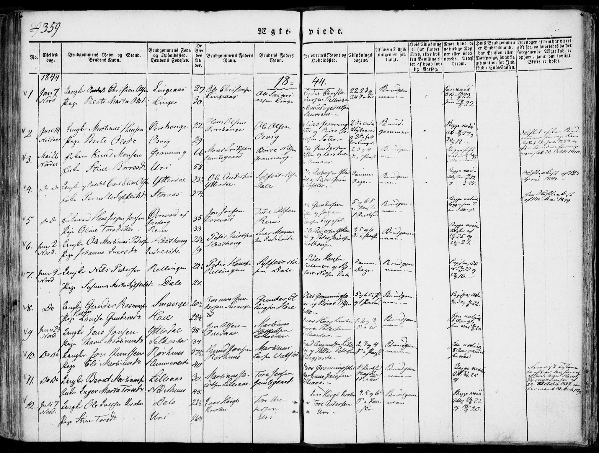 Ministerialprotokoller, klokkerbøker og fødselsregistre - Møre og Romsdal, AV/SAT-A-1454/519/L0248: Ministerialbok nr. 519A07, 1829-1860, s. 359