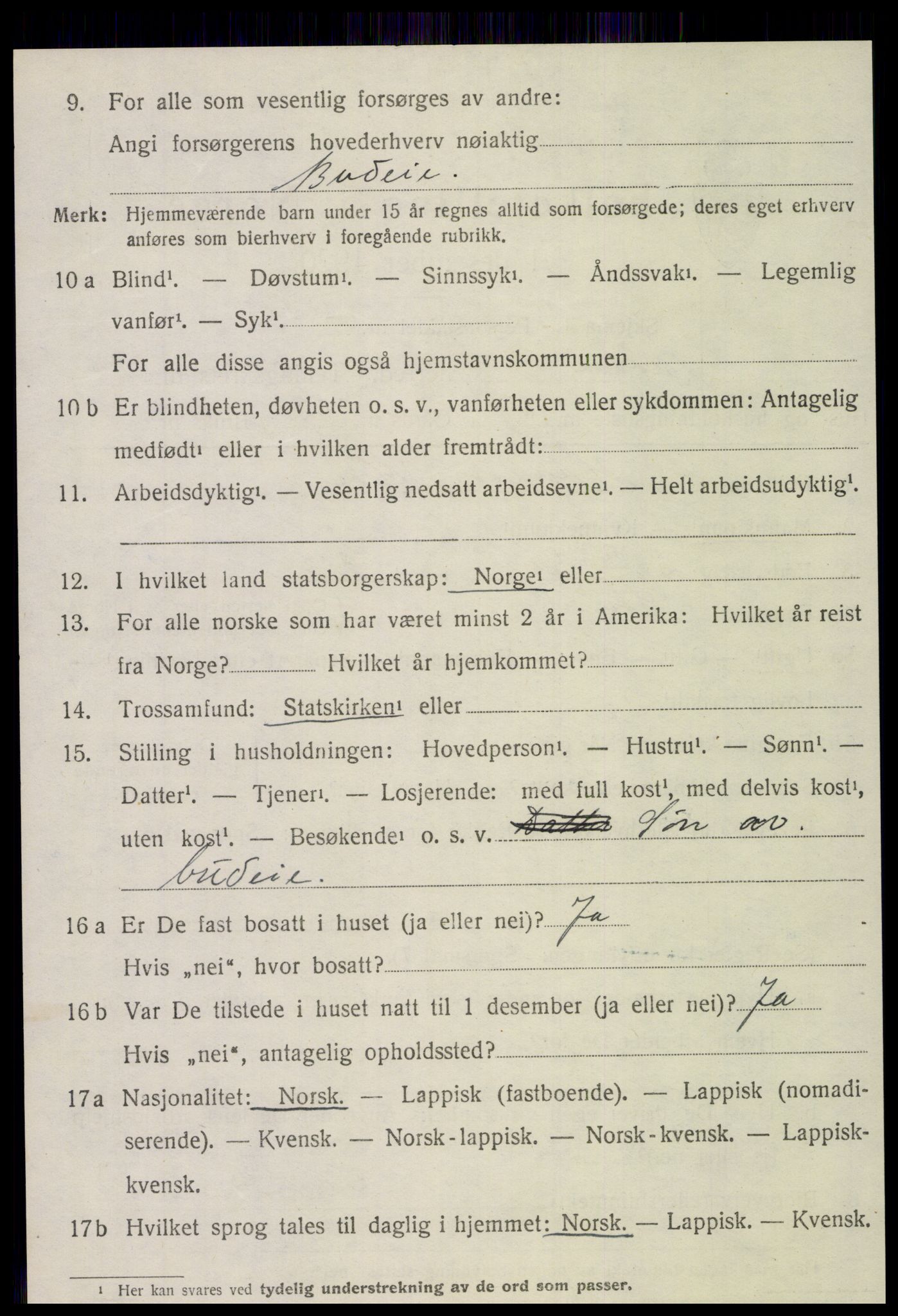 SAT, Folketelling 1920 for 1736 Snåsa herred, 1920, s. 4989
