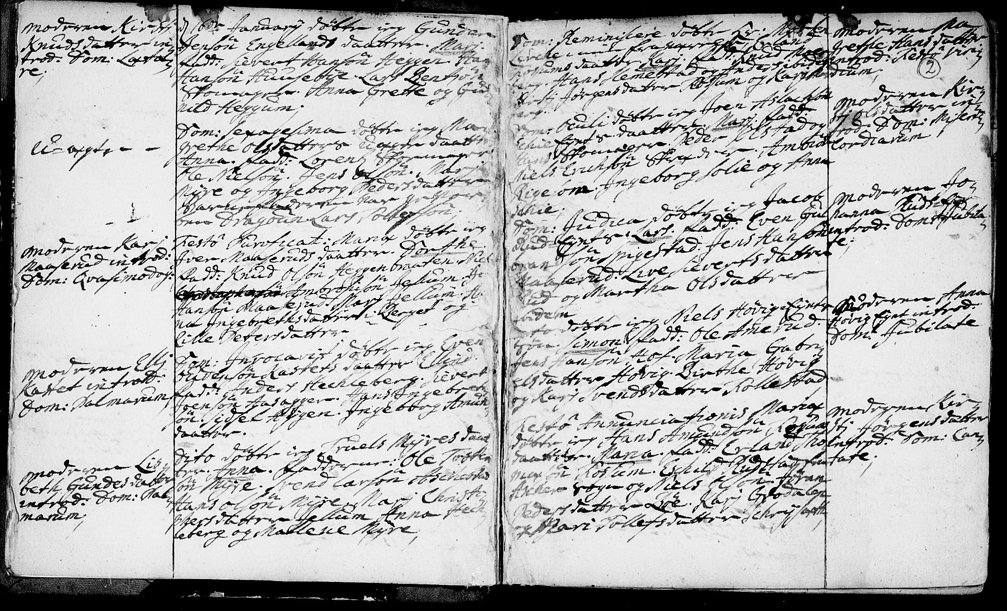 Røyken kirkebøker, AV/SAKO-A-241/F/Fa/L0002: Ministerialbok nr. 2, 1731-1782, s. 2