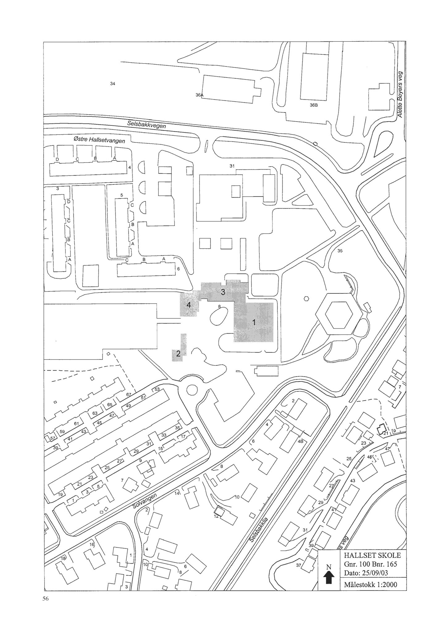 , Trondheim kommunes skoleanlegg - Beskrivelse og antikvarisk klassifisering, 2003, s. 65