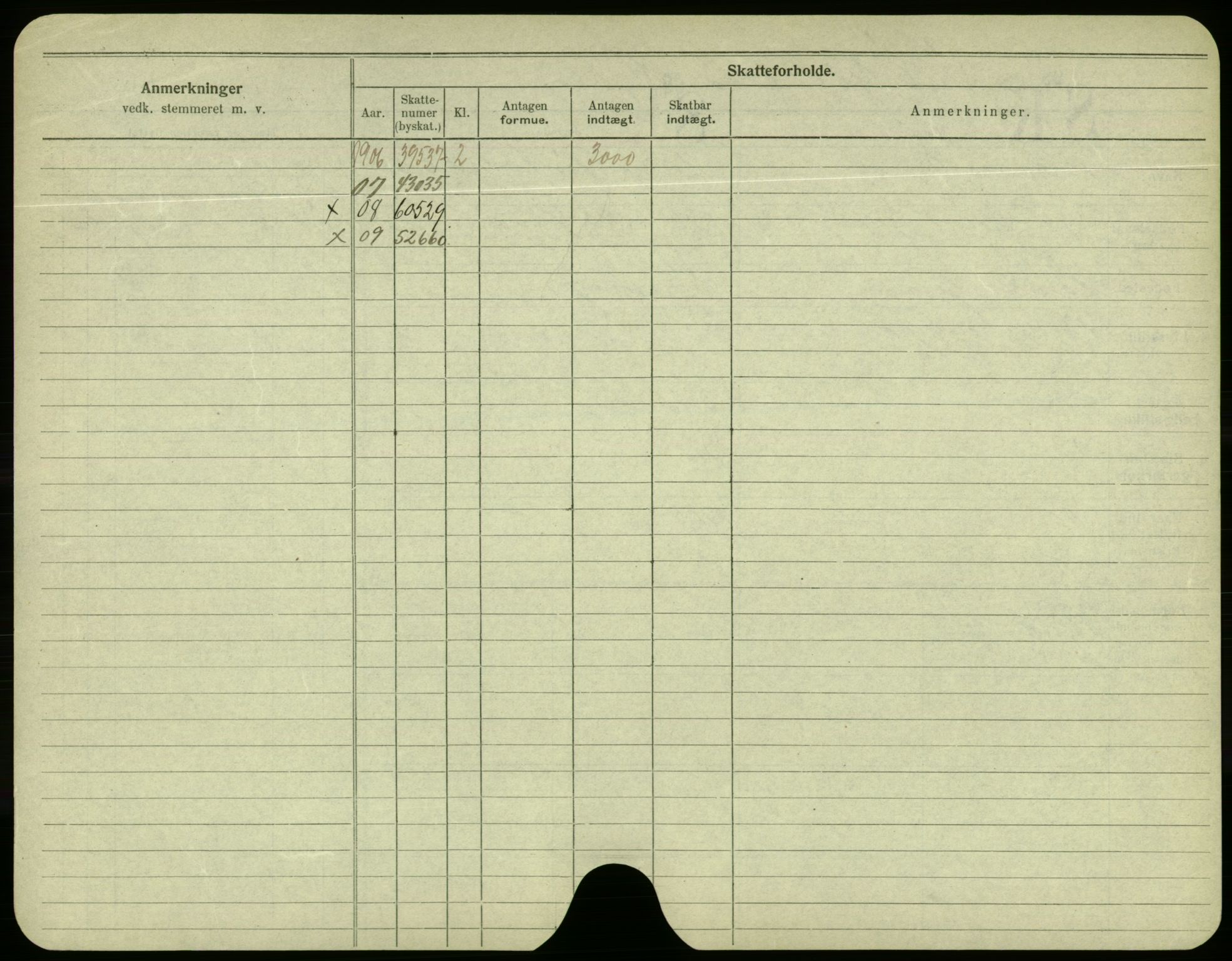 Oslo folkeregister, Registerkort, AV/SAO-A-11715/F/Fa/Fac/L0004: Menn, 1906-1914, s. 1101b