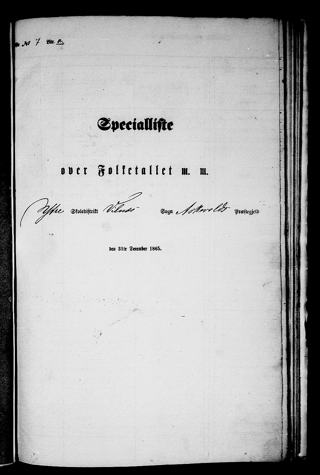 RA, Folketelling 1865 for 1428P Askvoll prestegjeld, 1865, s. 120