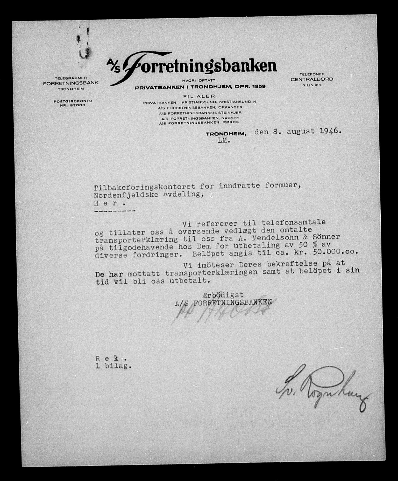 Justisdepartementet, Tilbakeføringskontoret for inndratte formuer, AV/RA-S-1564/H/Hc/Hca/L0904: --, 1945-1947, s. 15