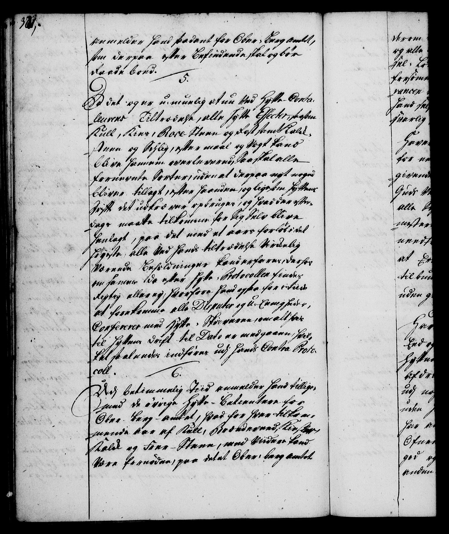 Rentekammeret, Kammerkanselliet, RA/EA-3111/G/Gg/Ggi/L0002: Norsk instruksjonsprotokoll med register (merket RK 53.35), 1729-1751, s. 371