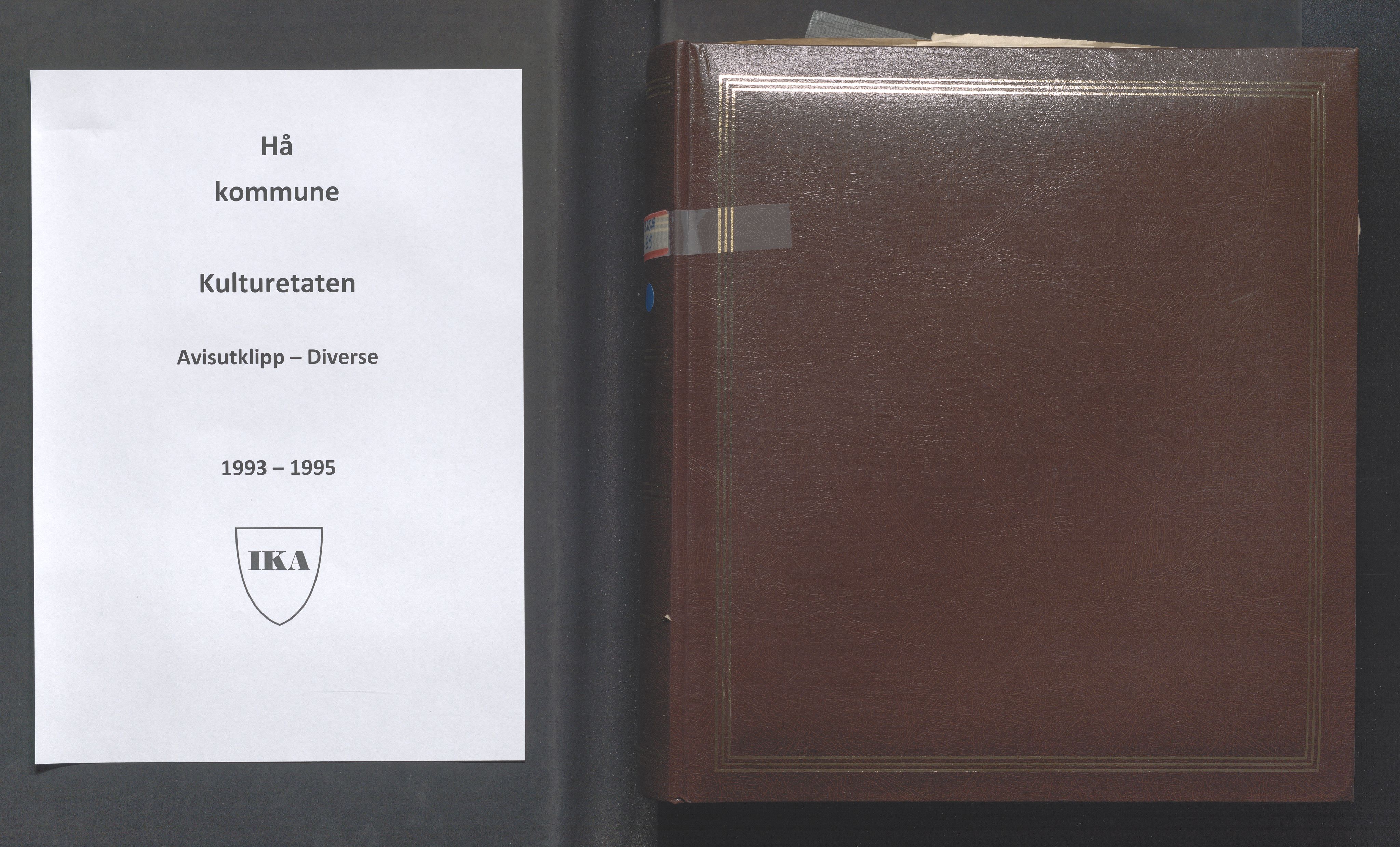 Hå kommune - Kulturetaten, IKAR/A-304/Ub/Ubc/L0007: Avisutklipp - Diverse , 1993-1995