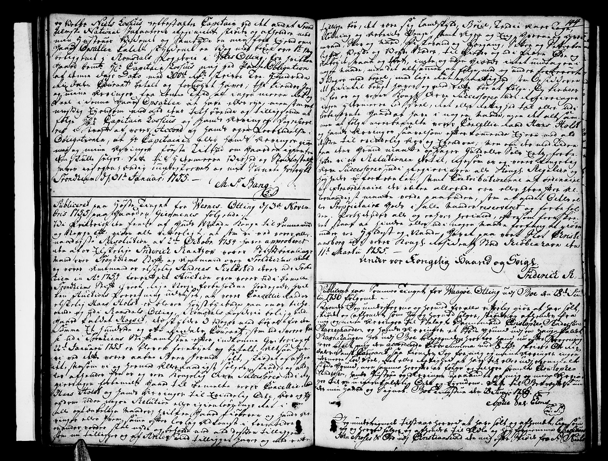Romsdal sorenskriveri, SAT/A-4149/1/2/2C/L0003: Pantebok nr. 3, 1747-1767, s. 144