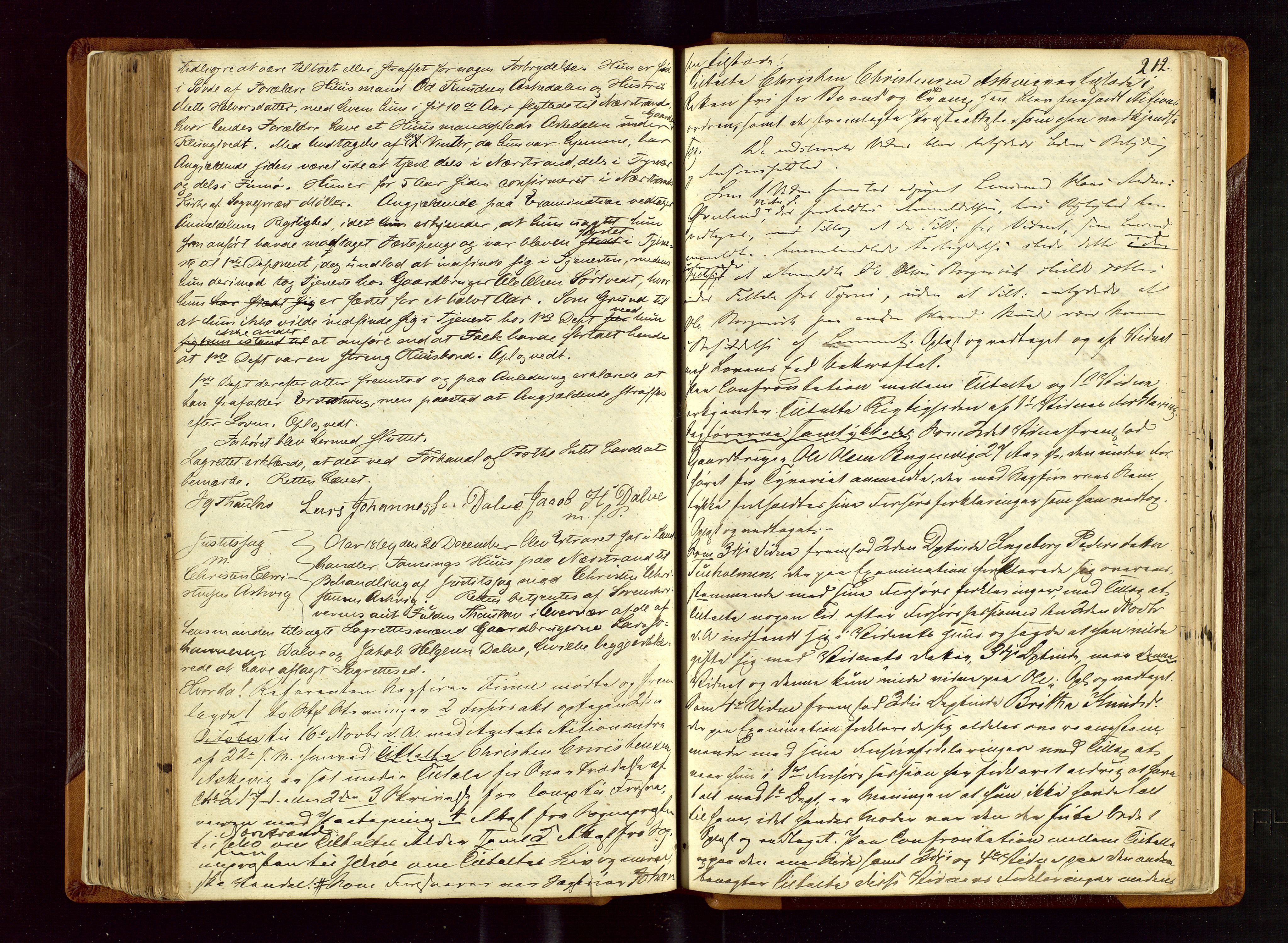 Ryfylke tingrett, AV/SAST-A-100055/001/IV/IVF/L0002: Skifteforhandlingsprotokoll A 2, 1861-1874, s. 212