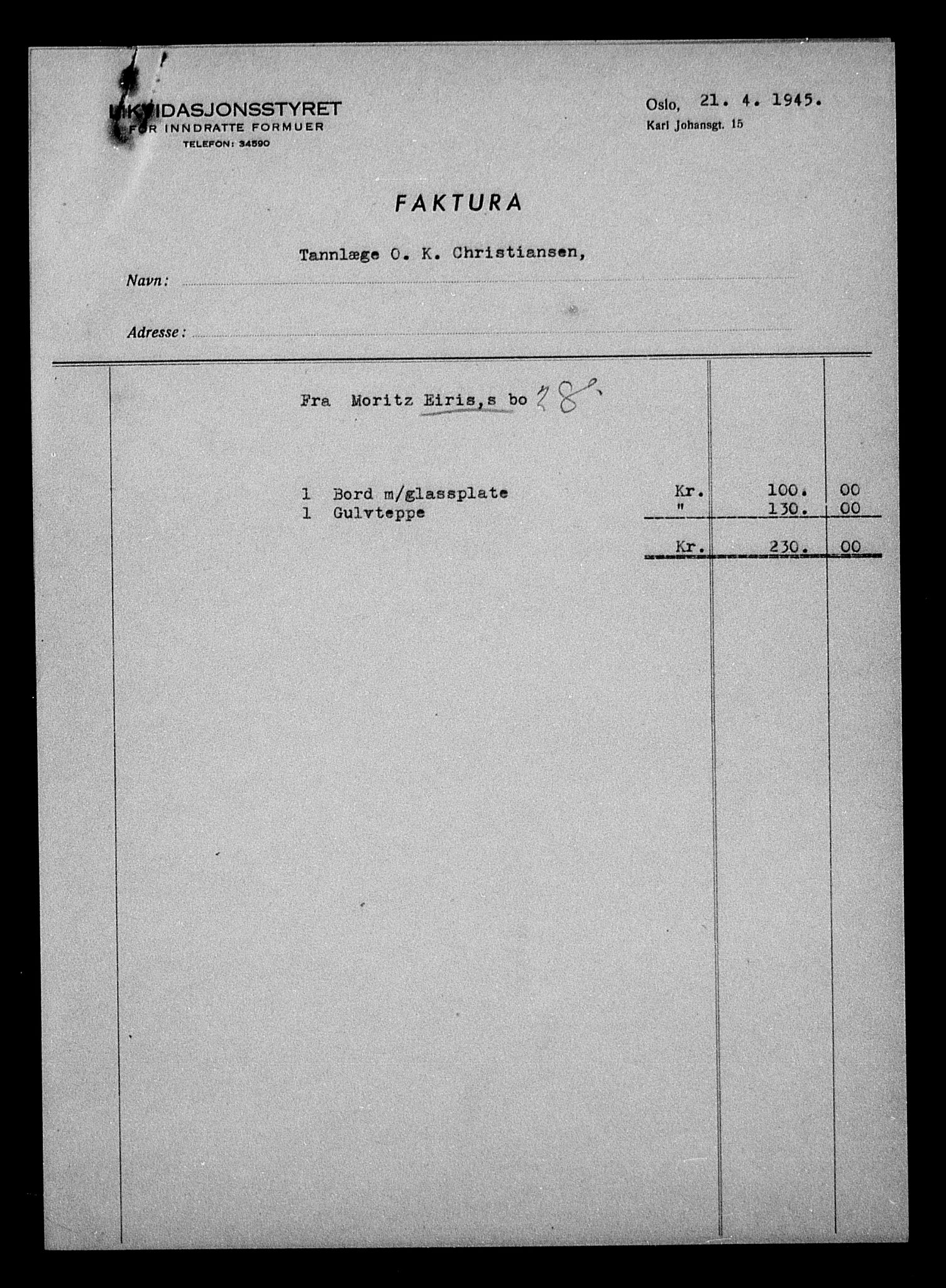 Justisdepartementet, Tilbakeføringskontoret for inndratte formuer, AV/RA-S-1564/H/Hc/Hcc/L0932: --, 1945-1947, s. 559