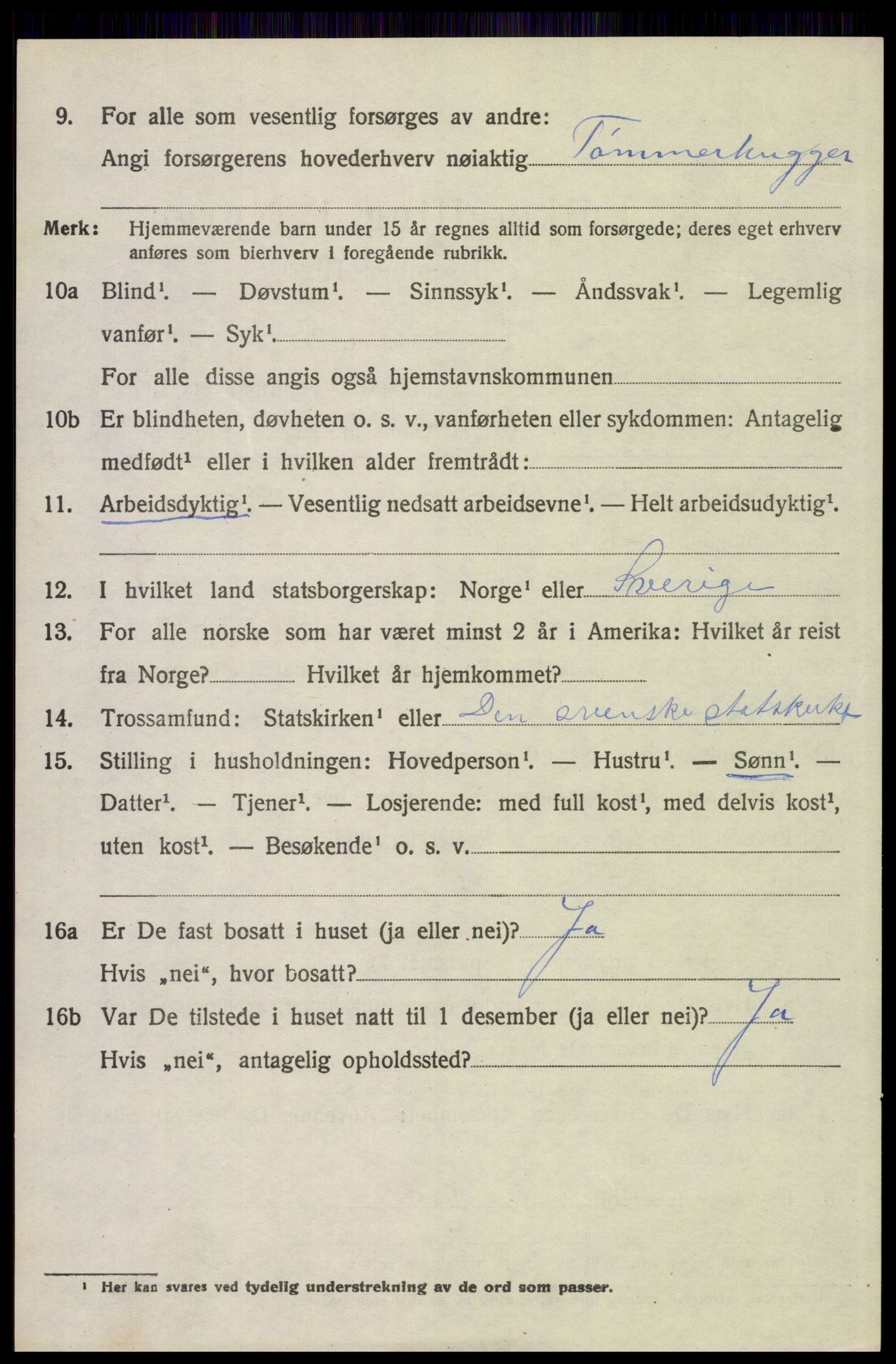 SAH, Folketelling 1920 for 0428 Trysil herred, 1920, s. 3152
