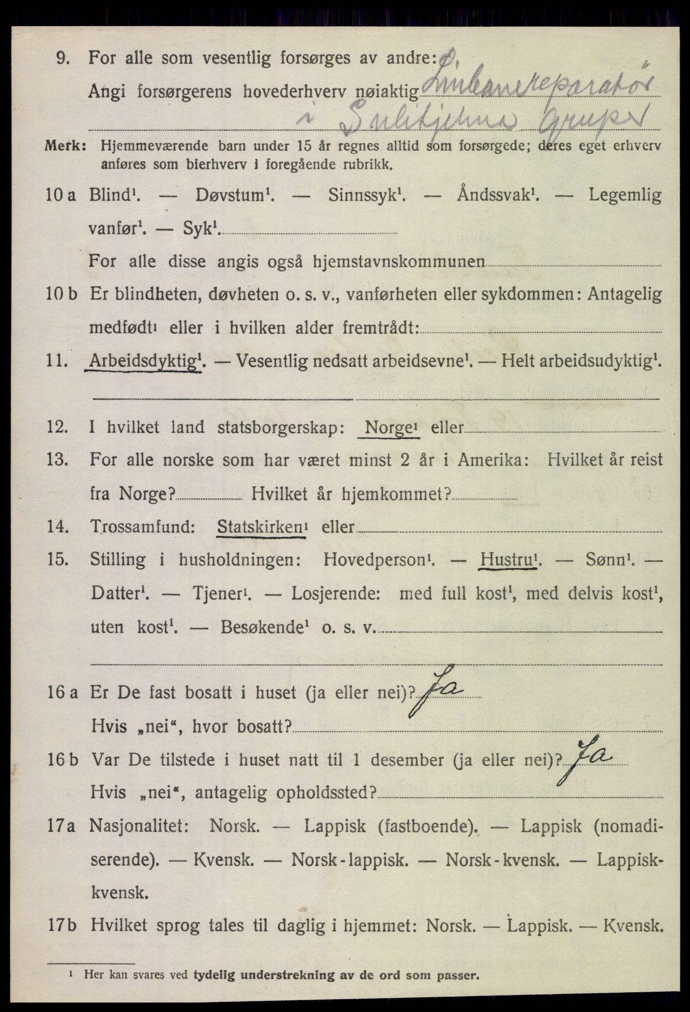 SAT, Folketelling 1920 for 1841 Fauske herred, 1920, s. 5341