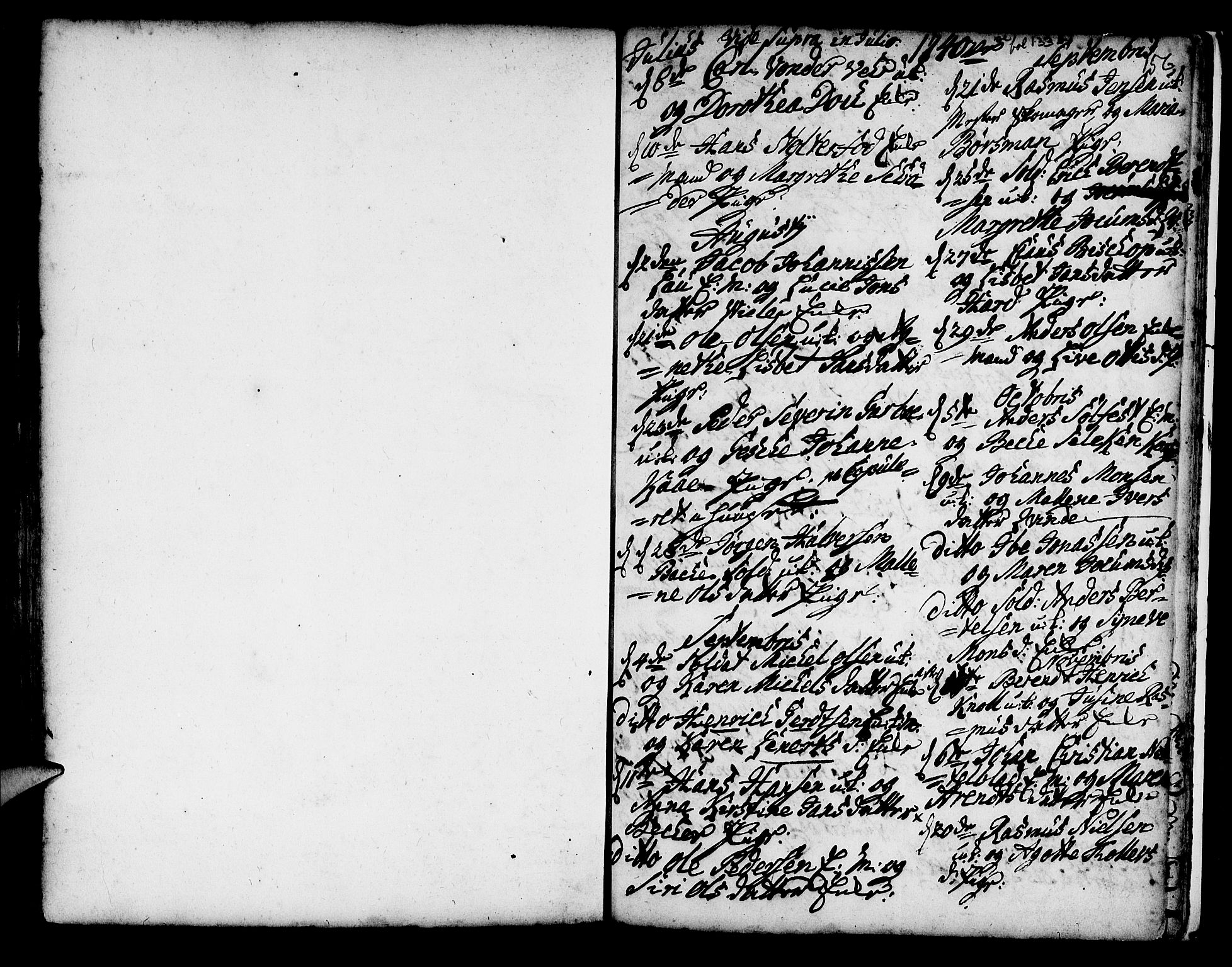 Korskirken sokneprestembete, AV/SAB-A-76101/H/Haa/L0008: Ministerialbok nr. A 8, 1698-1747, s. 156