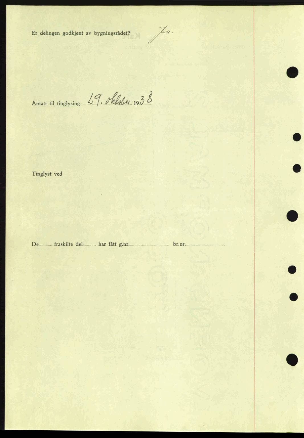 Moss sorenskriveri, SAO/A-10168: Pantebok nr. A5, 1938-1939, Dagboknr: 2338/1938