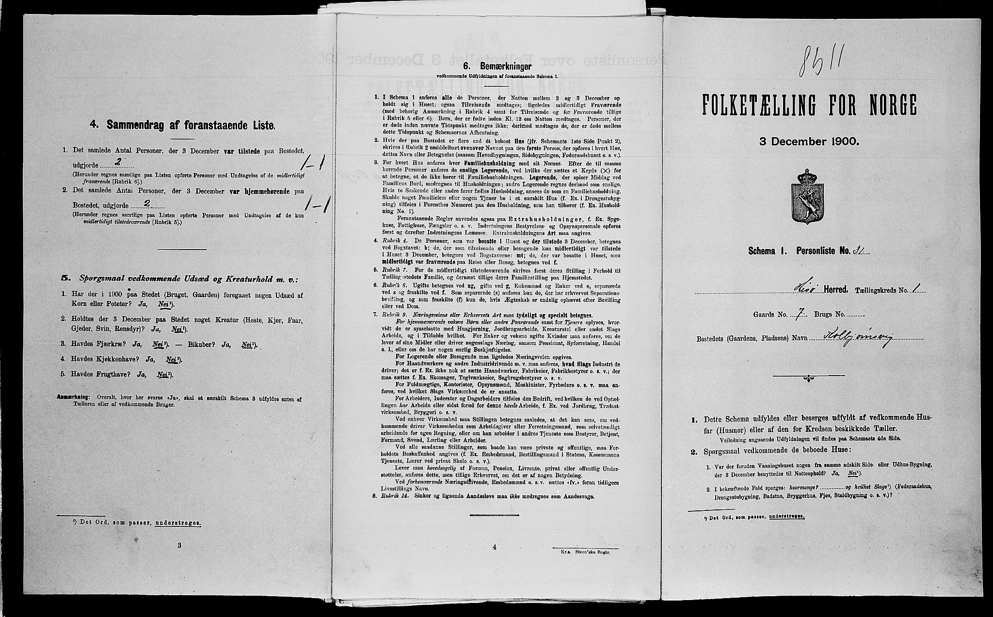 SAK, Folketelling 1900 for 0922 Hisøy herred, 1900, s. 137