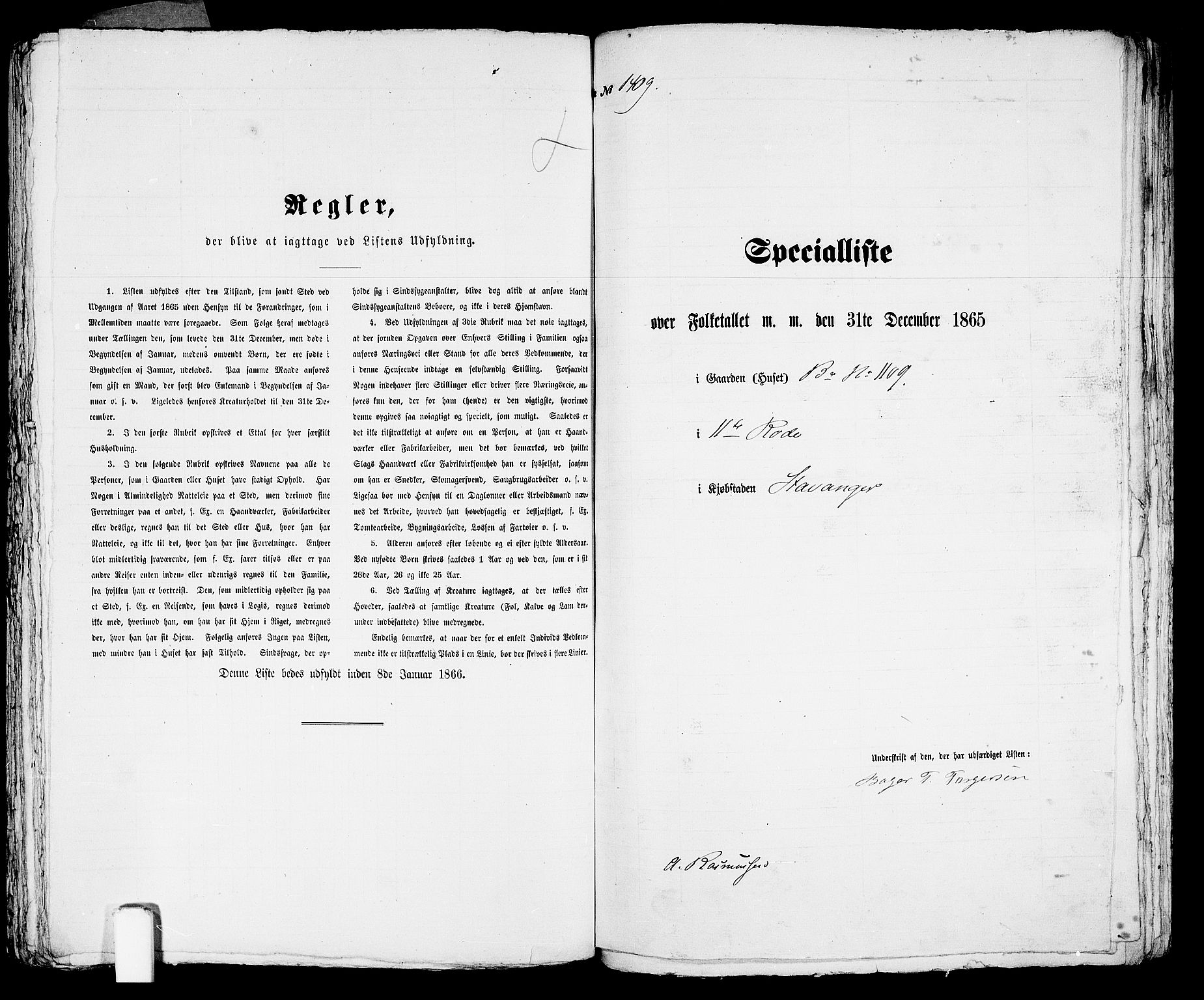 RA, Folketelling 1865 for 1103 Stavanger kjøpstad, 1865, s. 2852