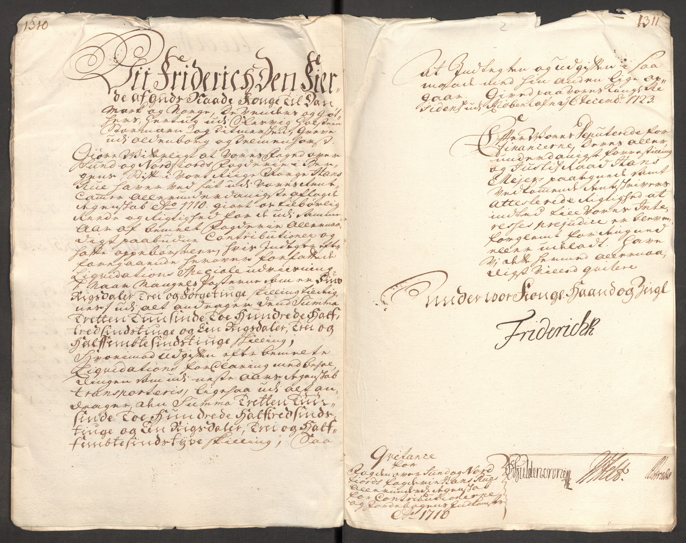 Rentekammeret inntil 1814, Reviderte regnskaper, Fogderegnskap, AV/RA-EA-4092/R53/L3433: Fogderegnskap Sunn- og Nordfjord, 1710-1711, s. 24